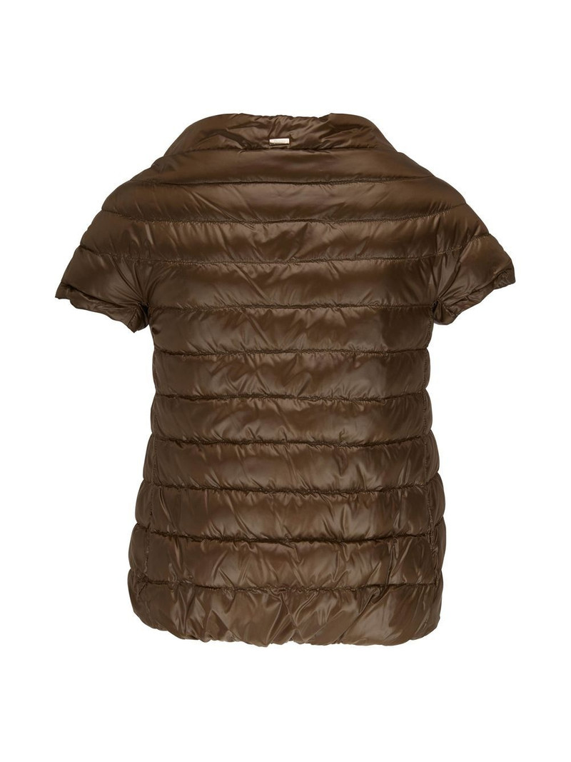Herno short-sleeve quilted down jacket outlook