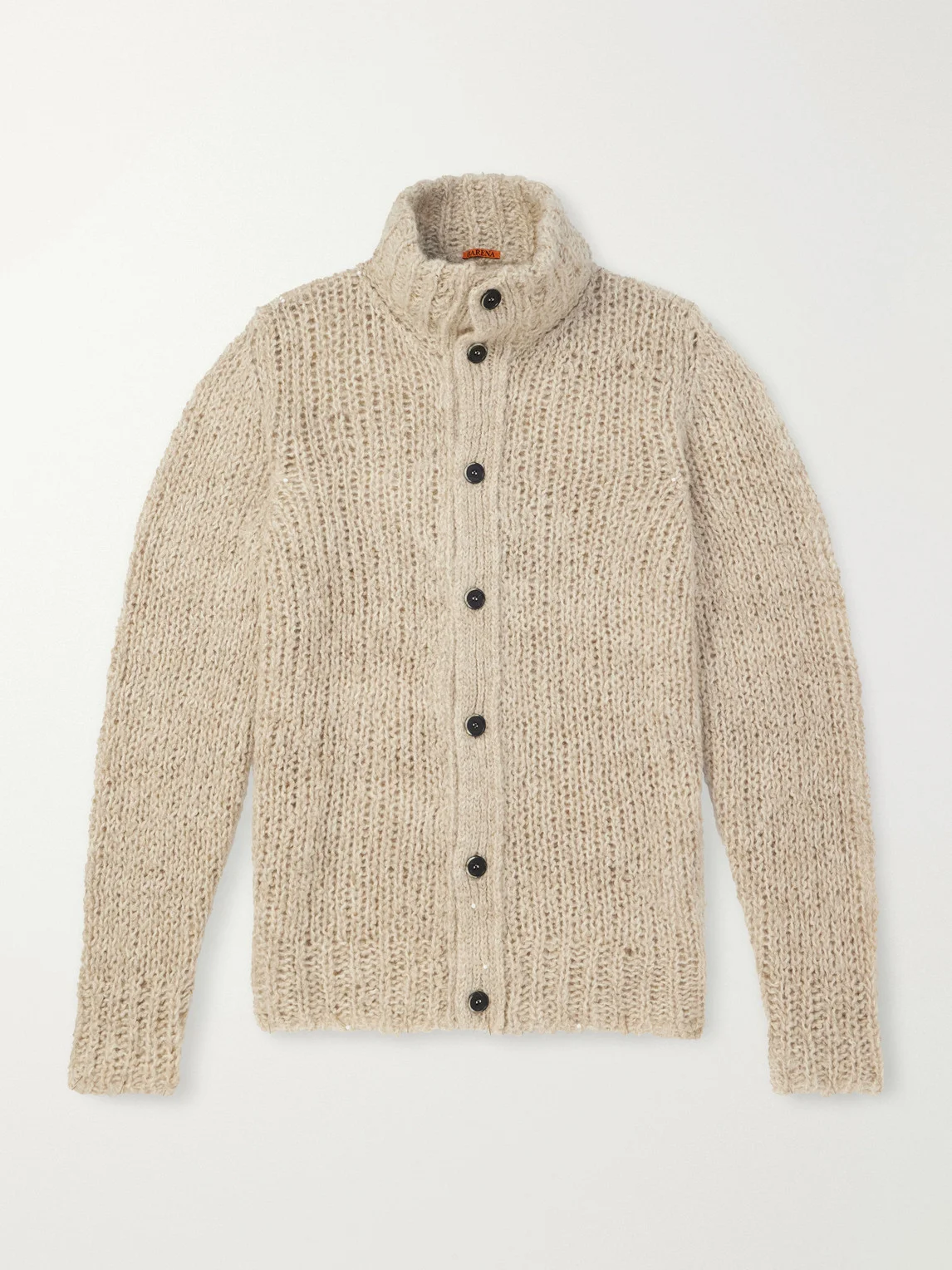 Alpaca, Wool and Linen-Blend Cardigan - 1