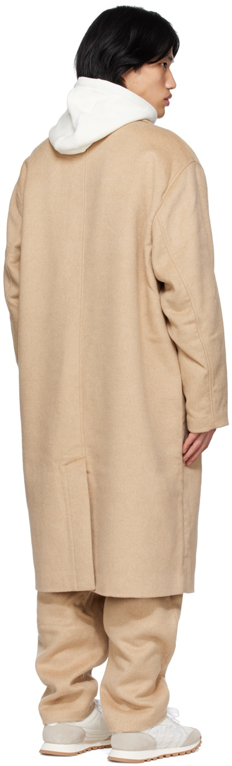 Double Face Coat With Patch Pockets 3