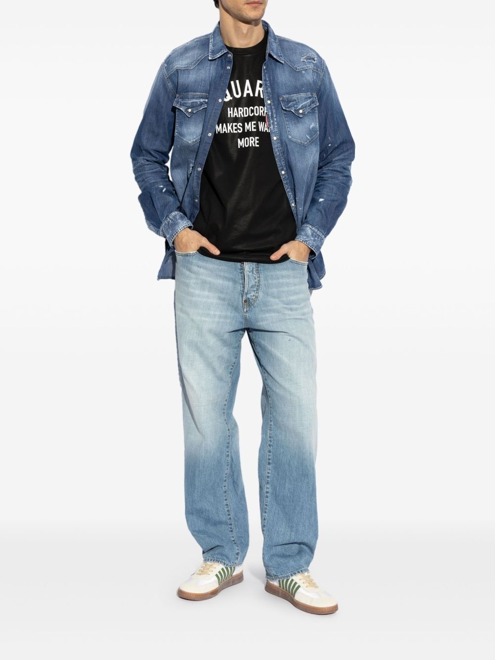 denim shirt - 2