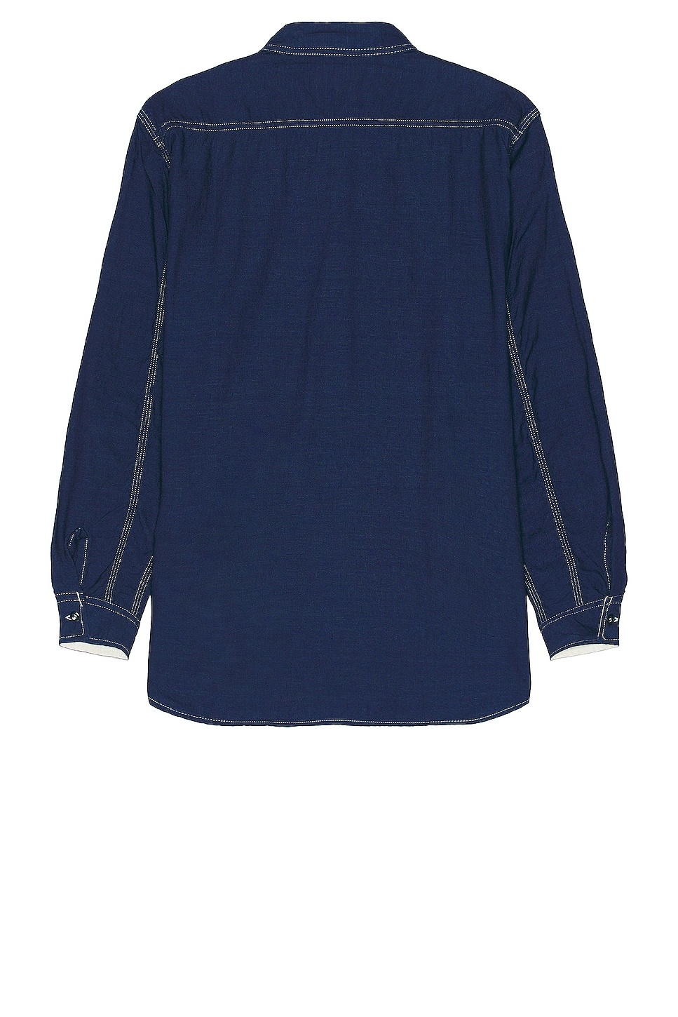 Work Indigo Chambray Shirt - 2
