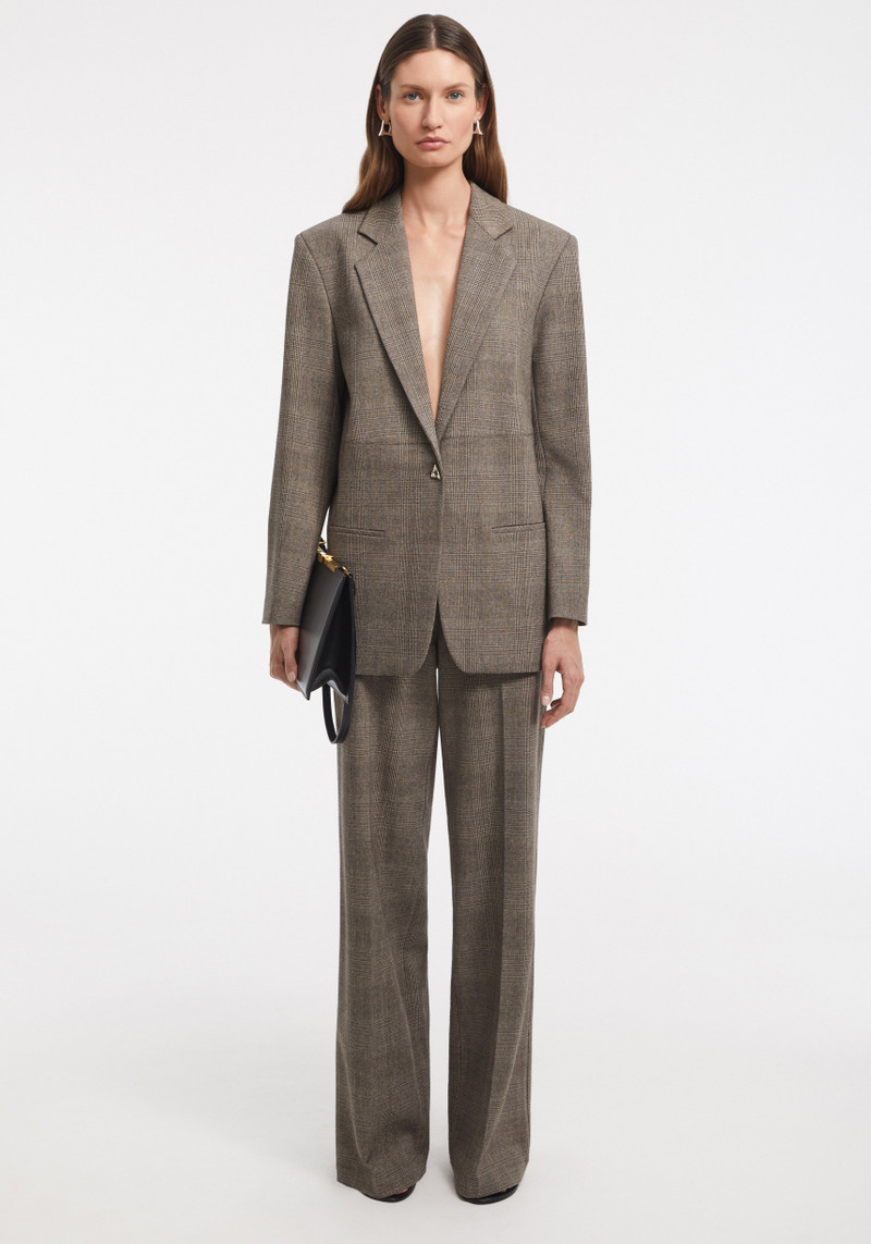 MERCEDES Classic checkered blazer 4