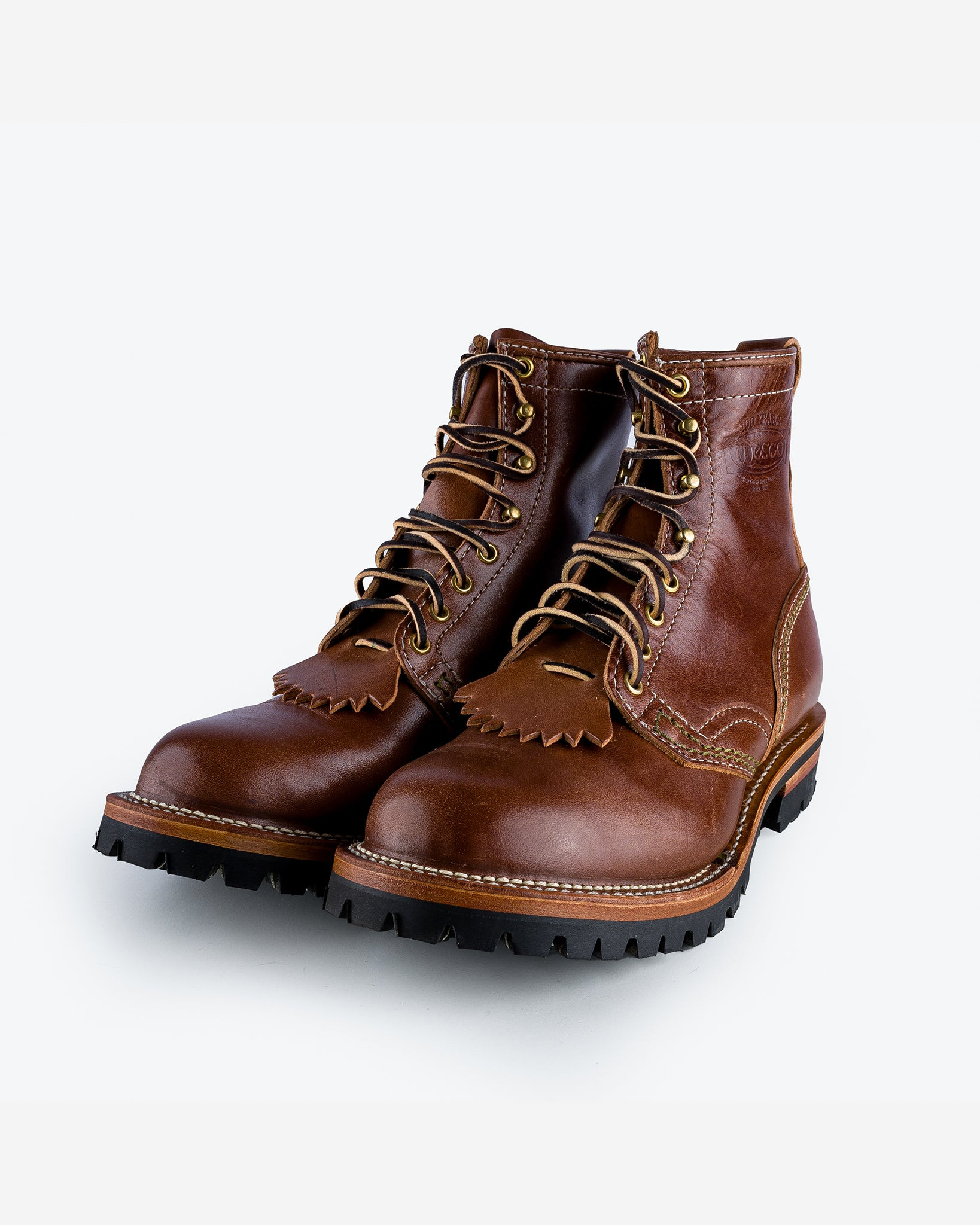 IHWE-JMHH-BRN Iron Heart Int'l x Wesco® - 8" Horween Horsehide Jobmaster® Boot - Brown - 12