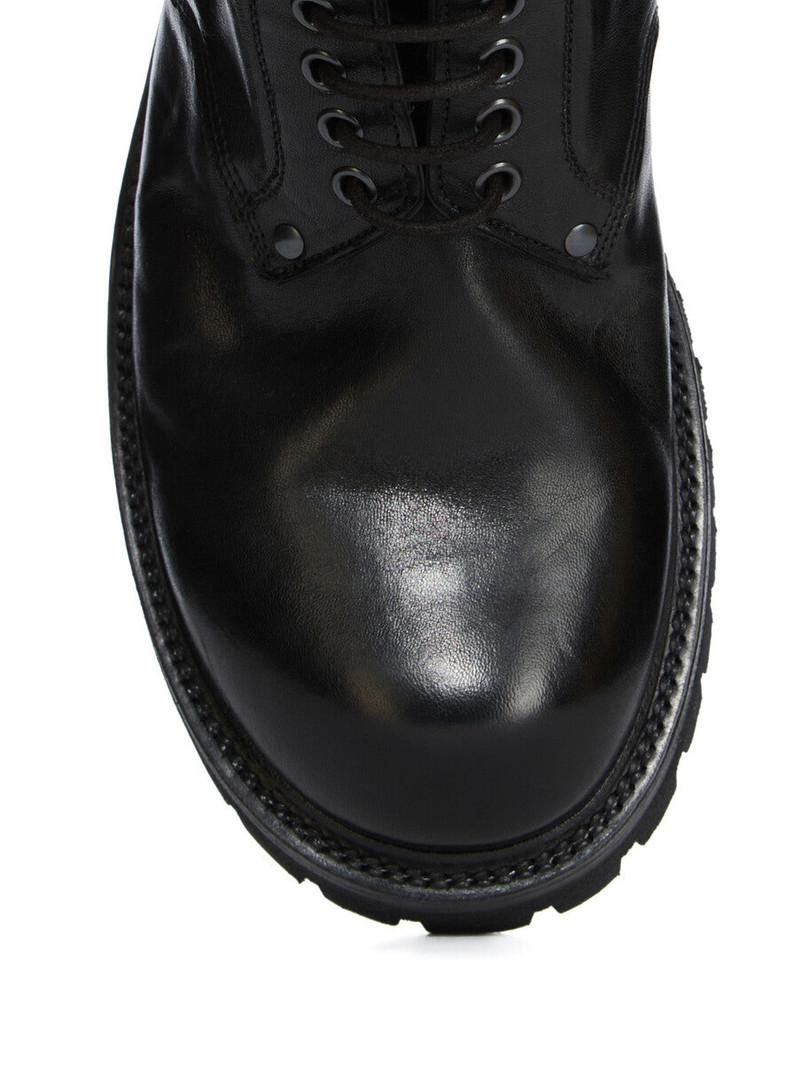 Leather Boots Black 11