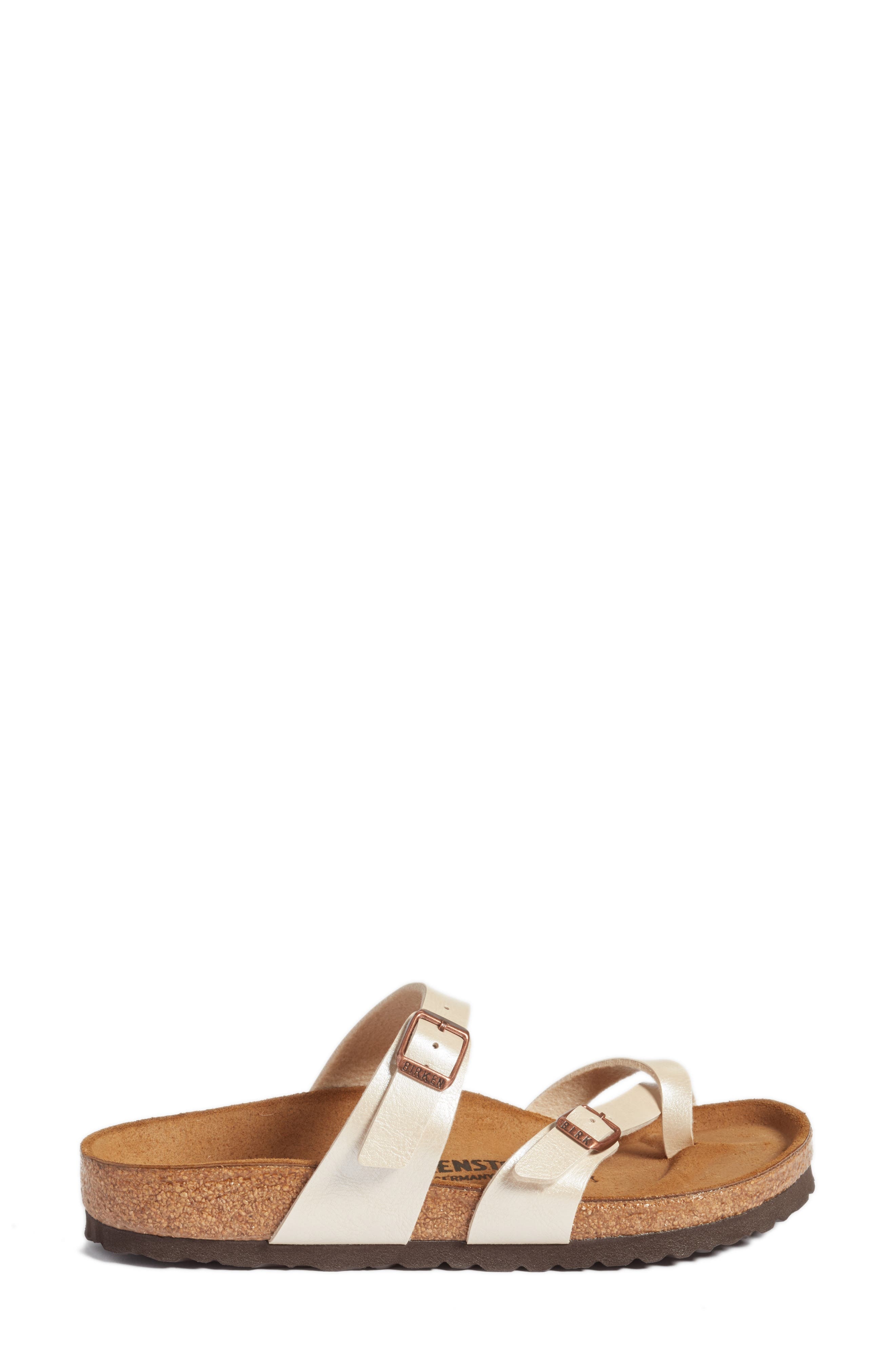 Birkenstock Mayari Birko-Flor Sandal in Antique Lace White at Nordstrom - 3