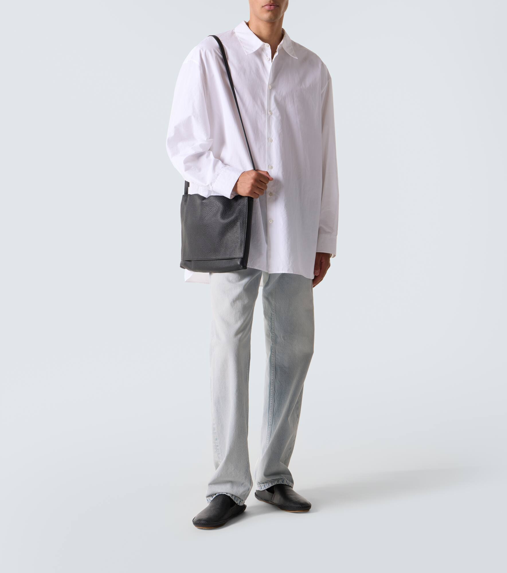 Nan leather messenger bag - 7