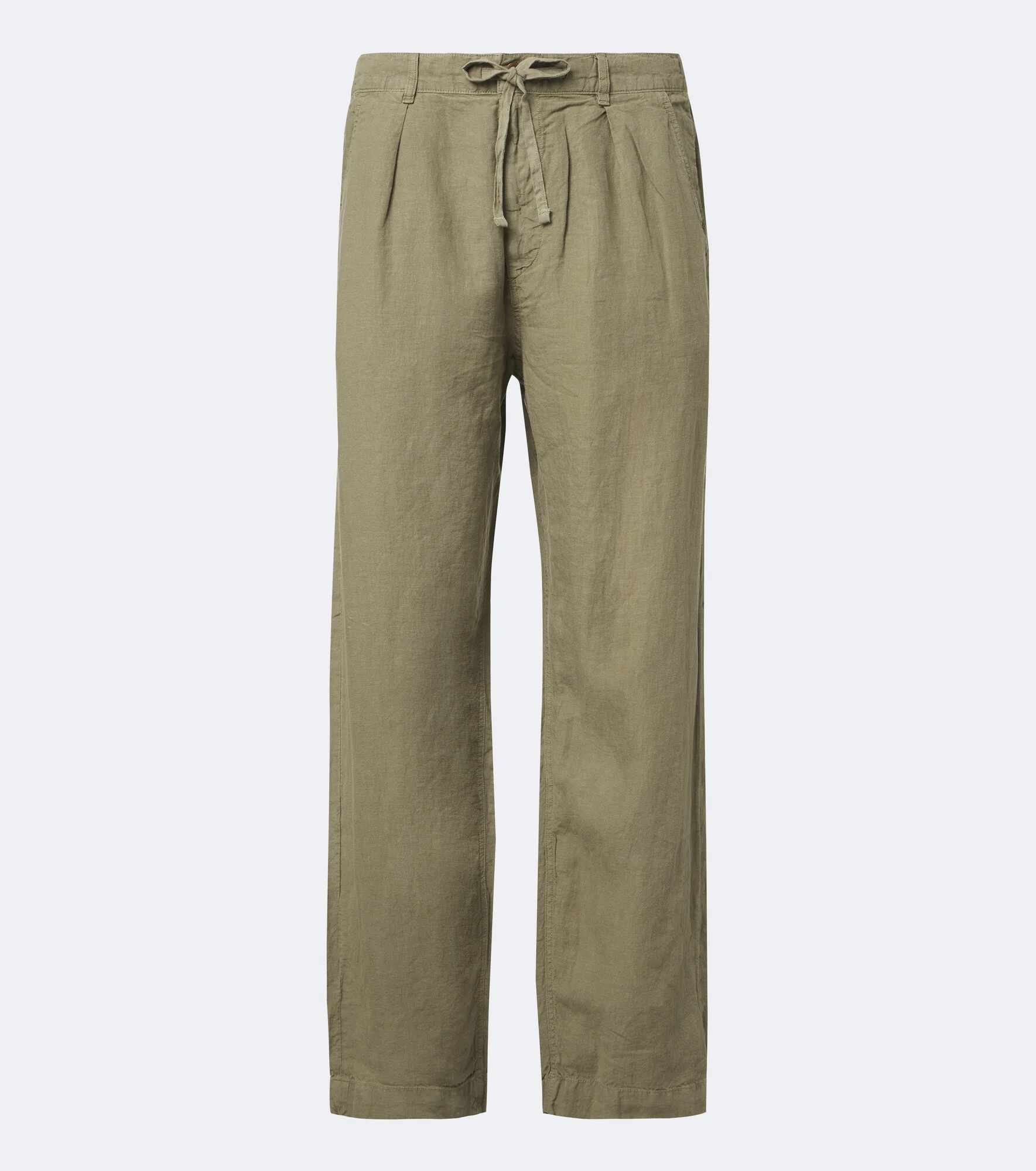 Linen straight pants - 1