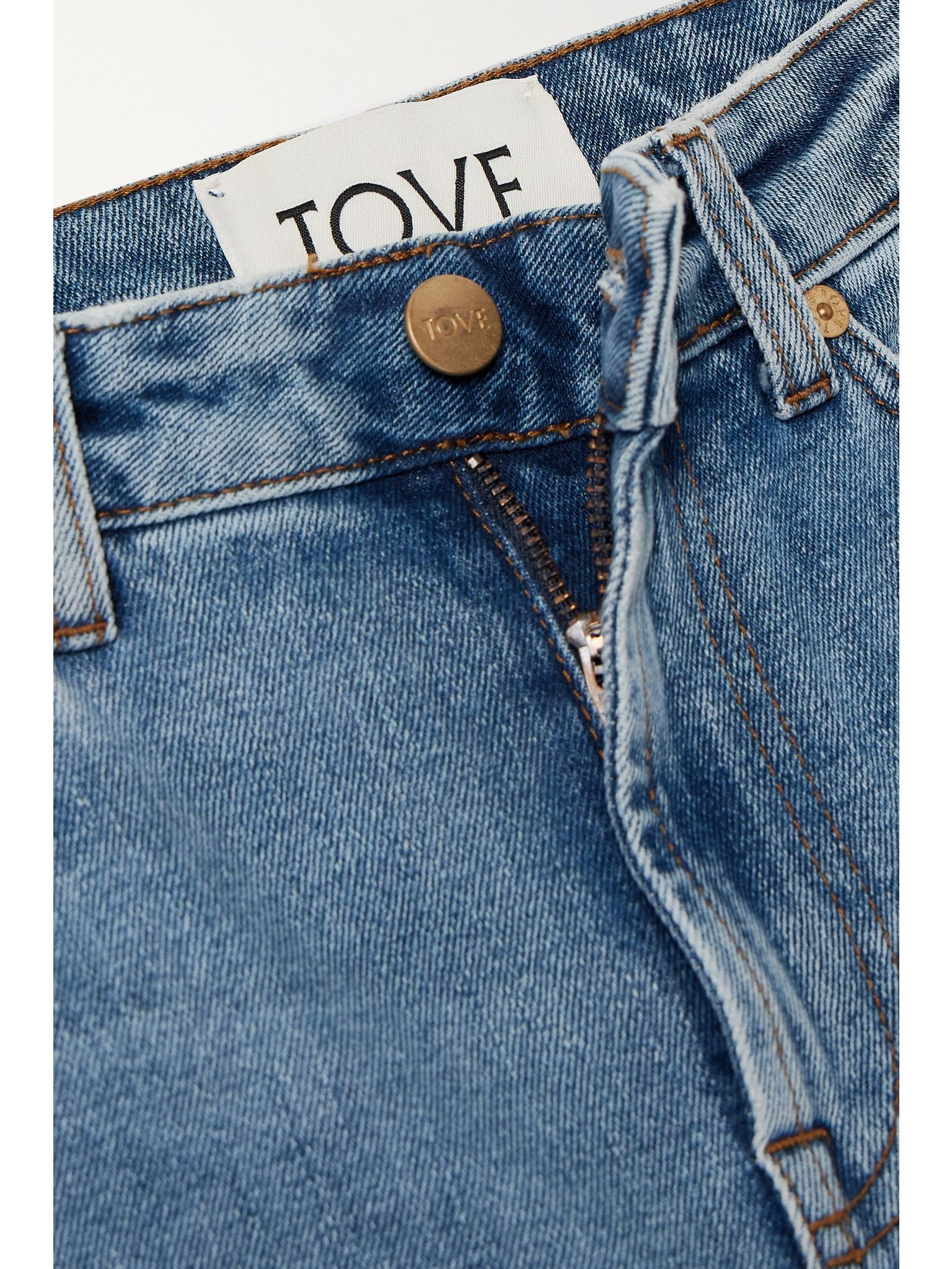 Marlo high-rise straight-leg jeans Blue - 6