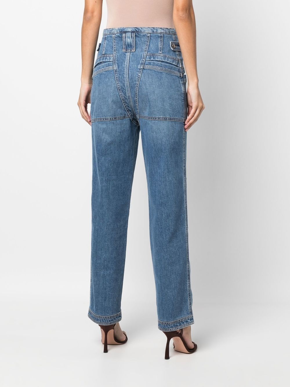 straight-leg cargo jeans - 4