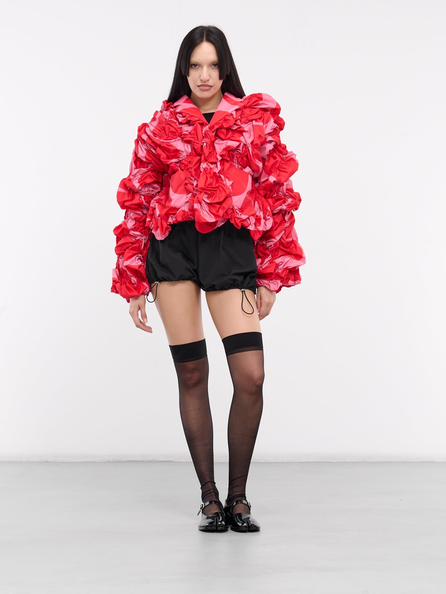 Ruffled Appliqué Jacket - 6