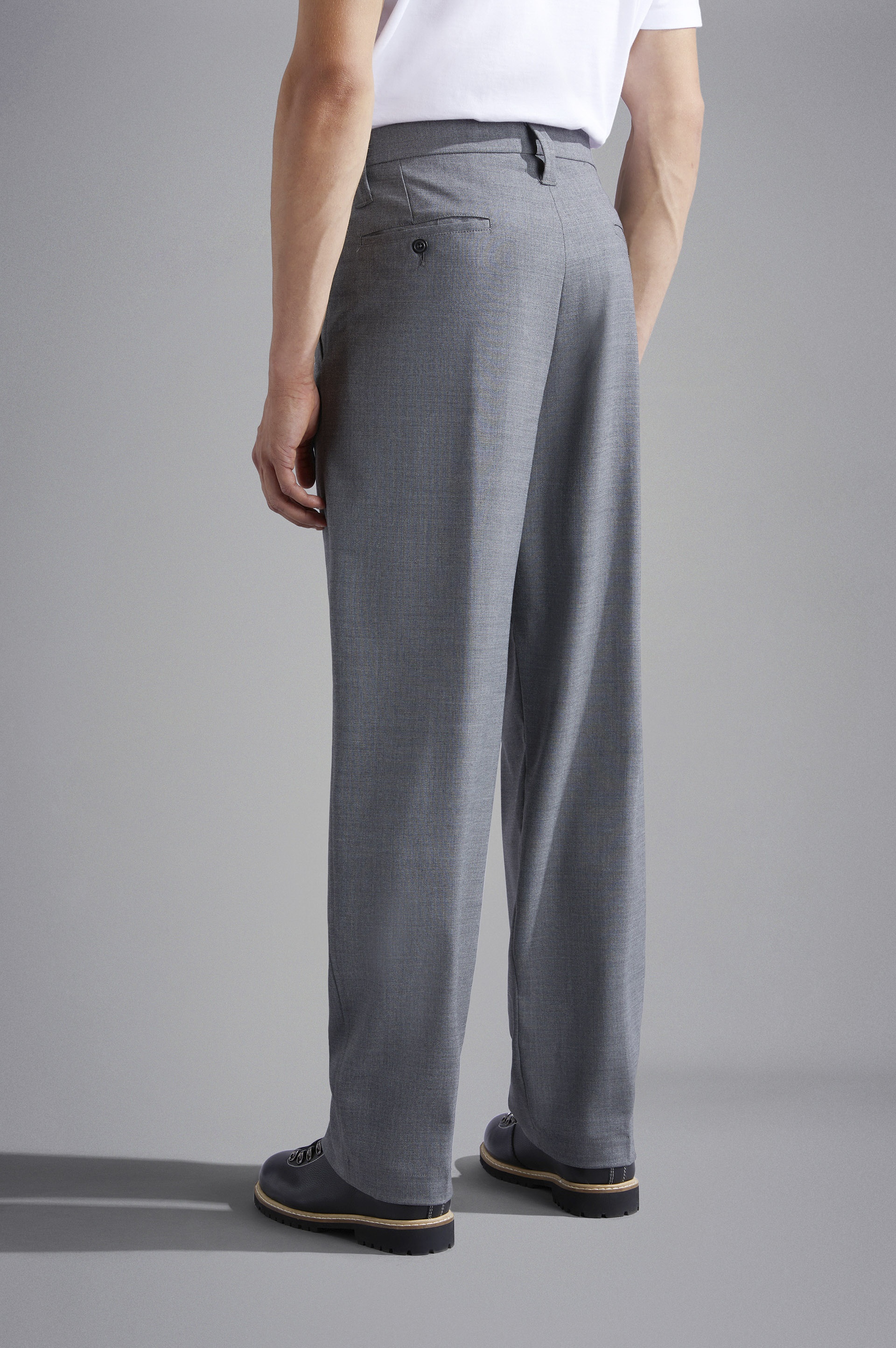 TECHNICAL WOOL CHINO TROUSERS - 3