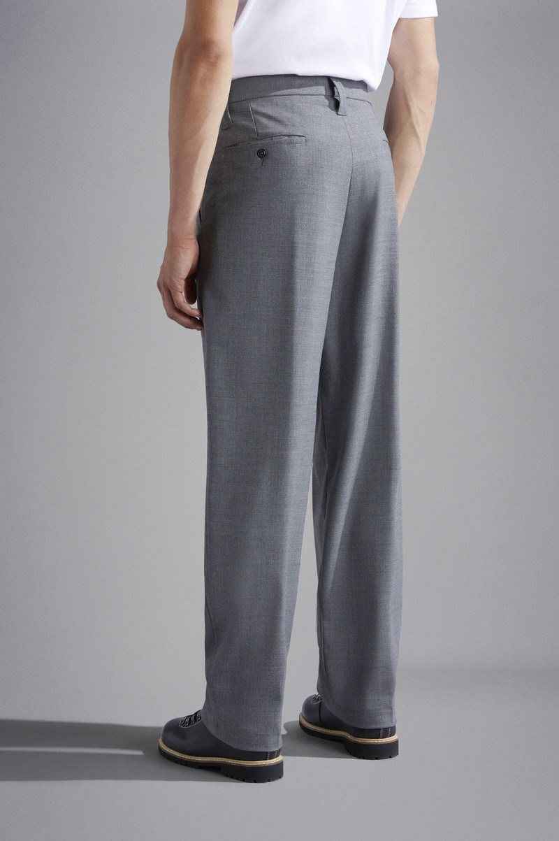 TECHNICAL WOOL CHINO TROUSERS 3