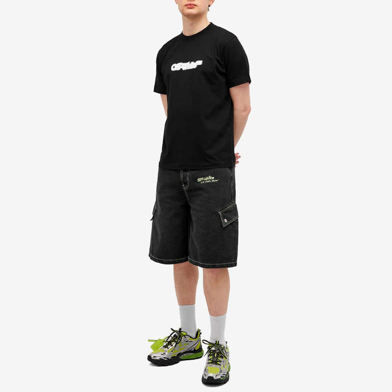 Off-White Off-White Off Denim Safari Cargo Shorts outlook