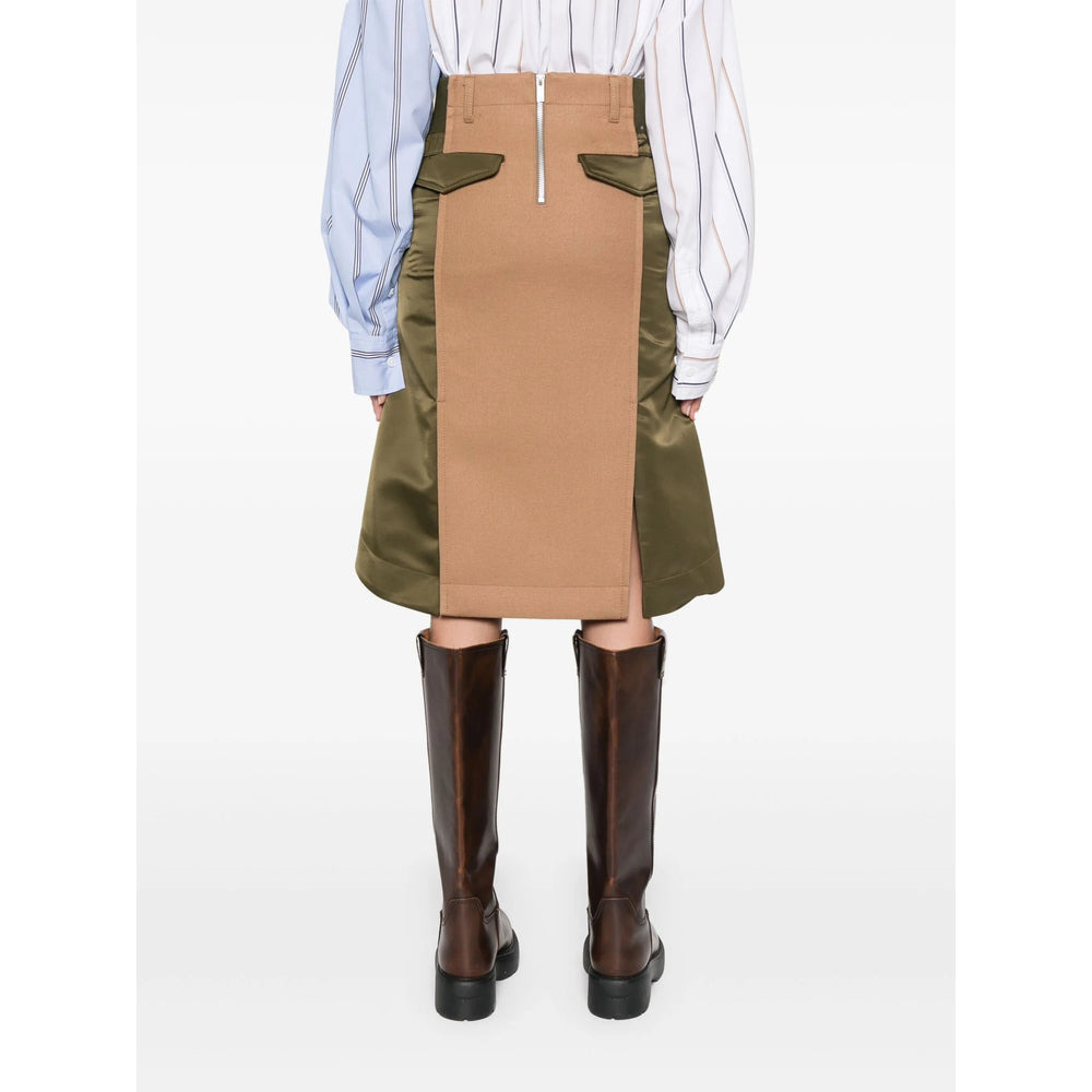 Sacai Brown Skirts - Straight Skirts Women - 5