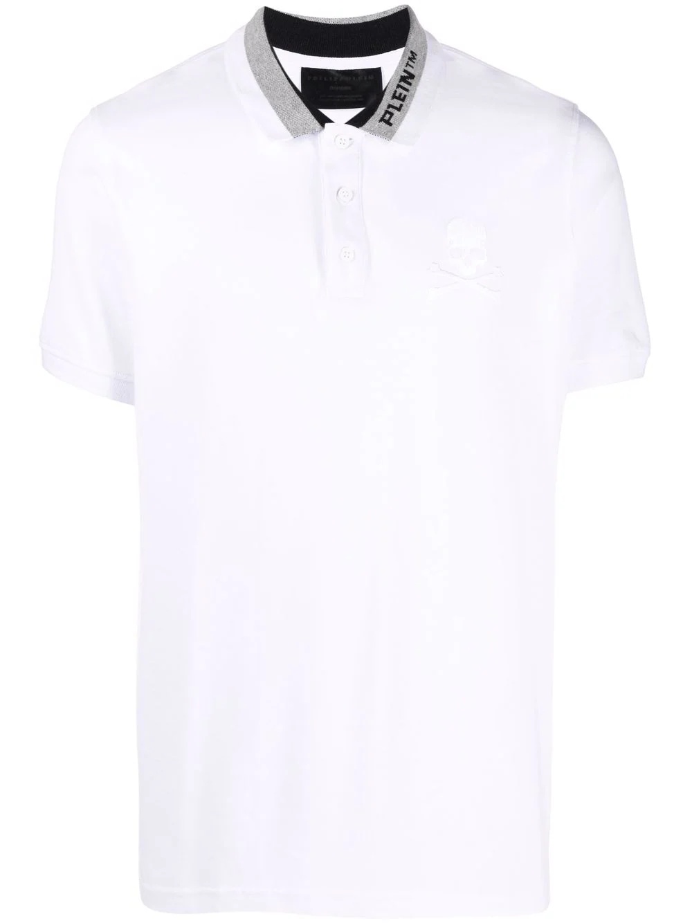 logo embroidered polo shirt - 1