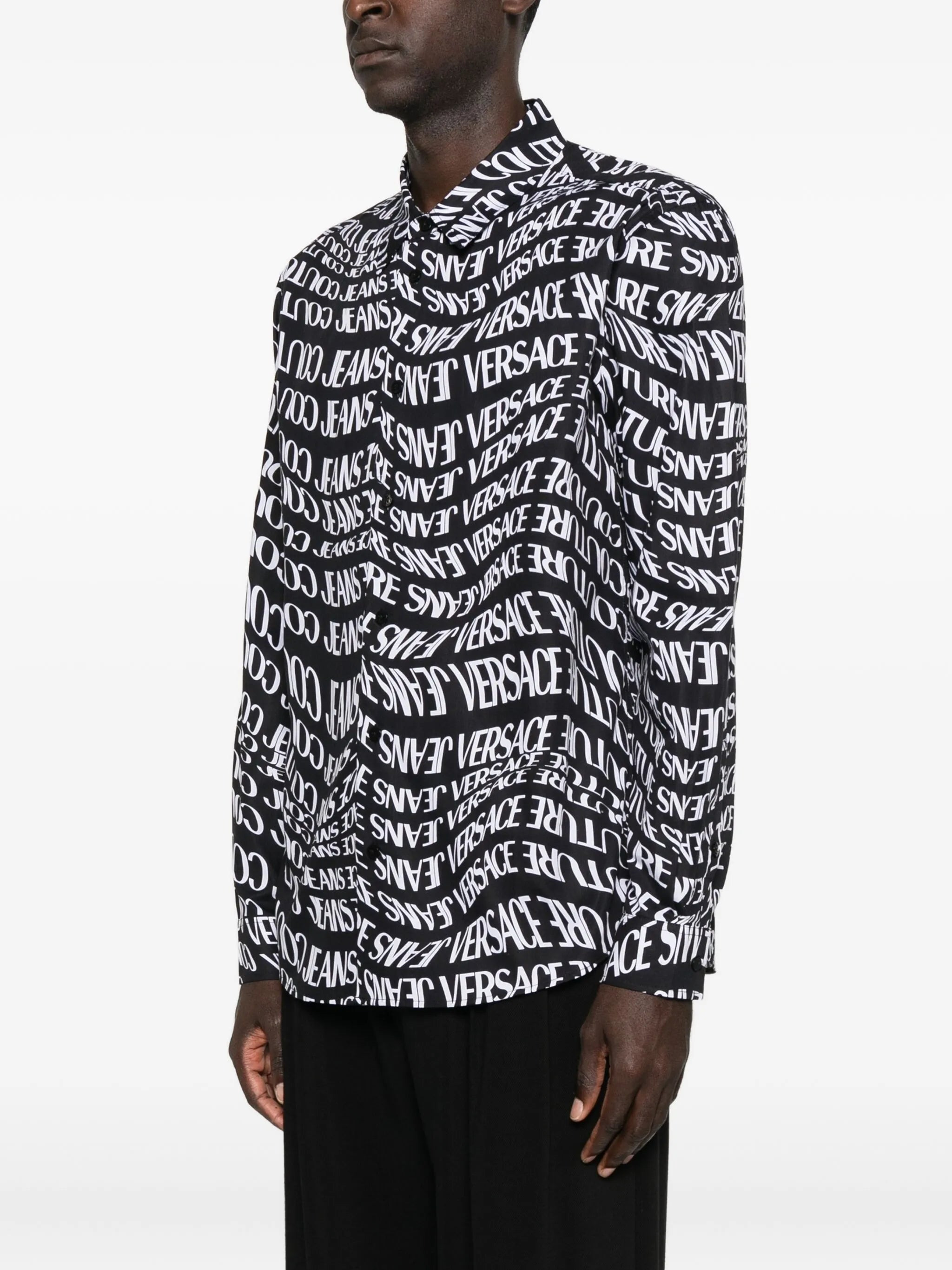 Versace Jeans Couture Logo-print Long-sleeves Shirt - 3