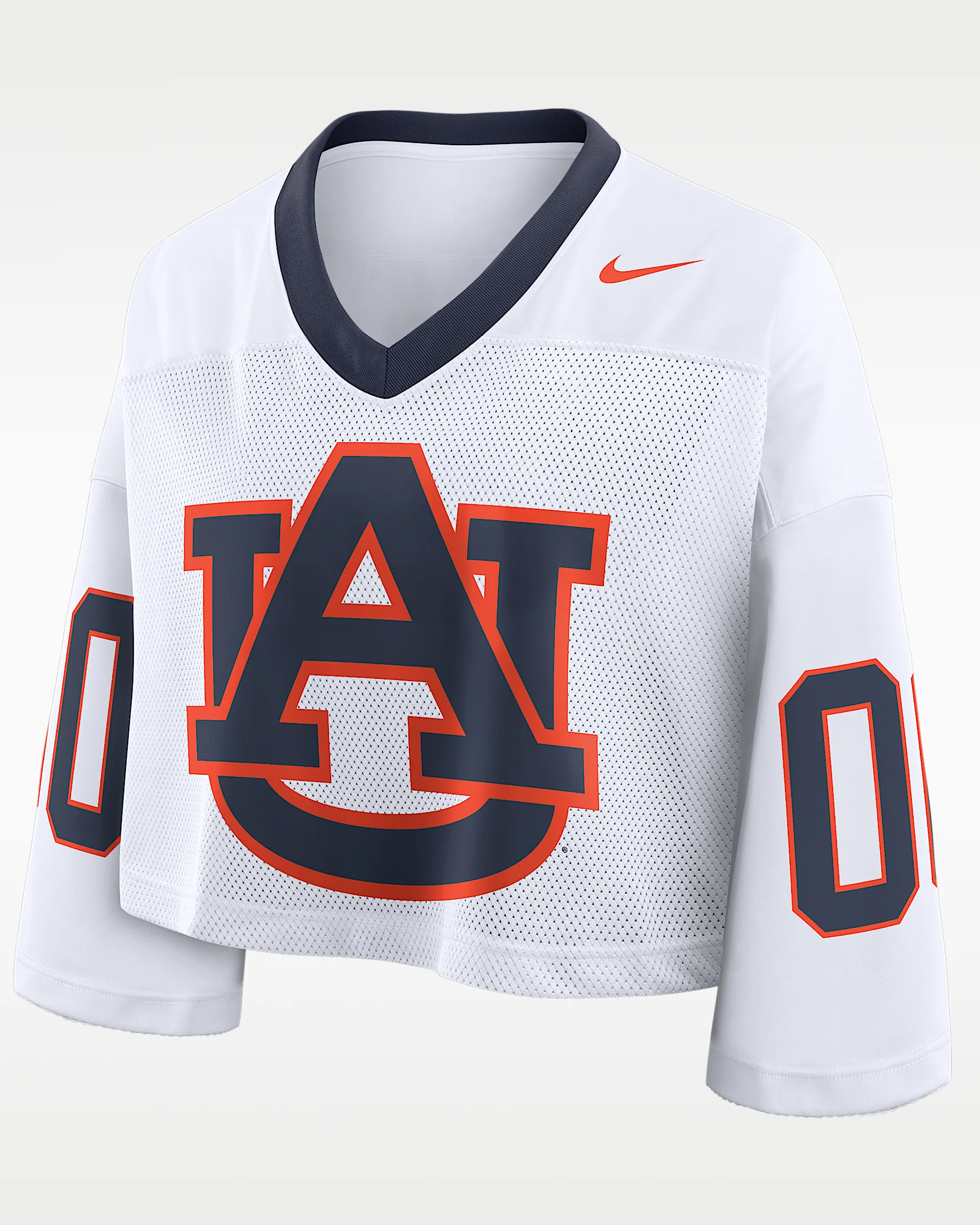 Auburn Logo Women's Nike Dri-FIT College Cropped Jersey - 1