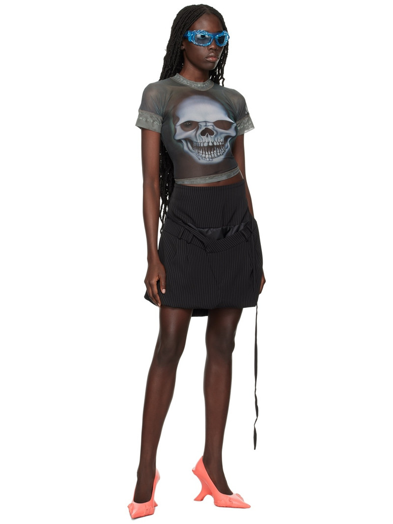 OTTOLINGER Black Layered Miniskirt outlook