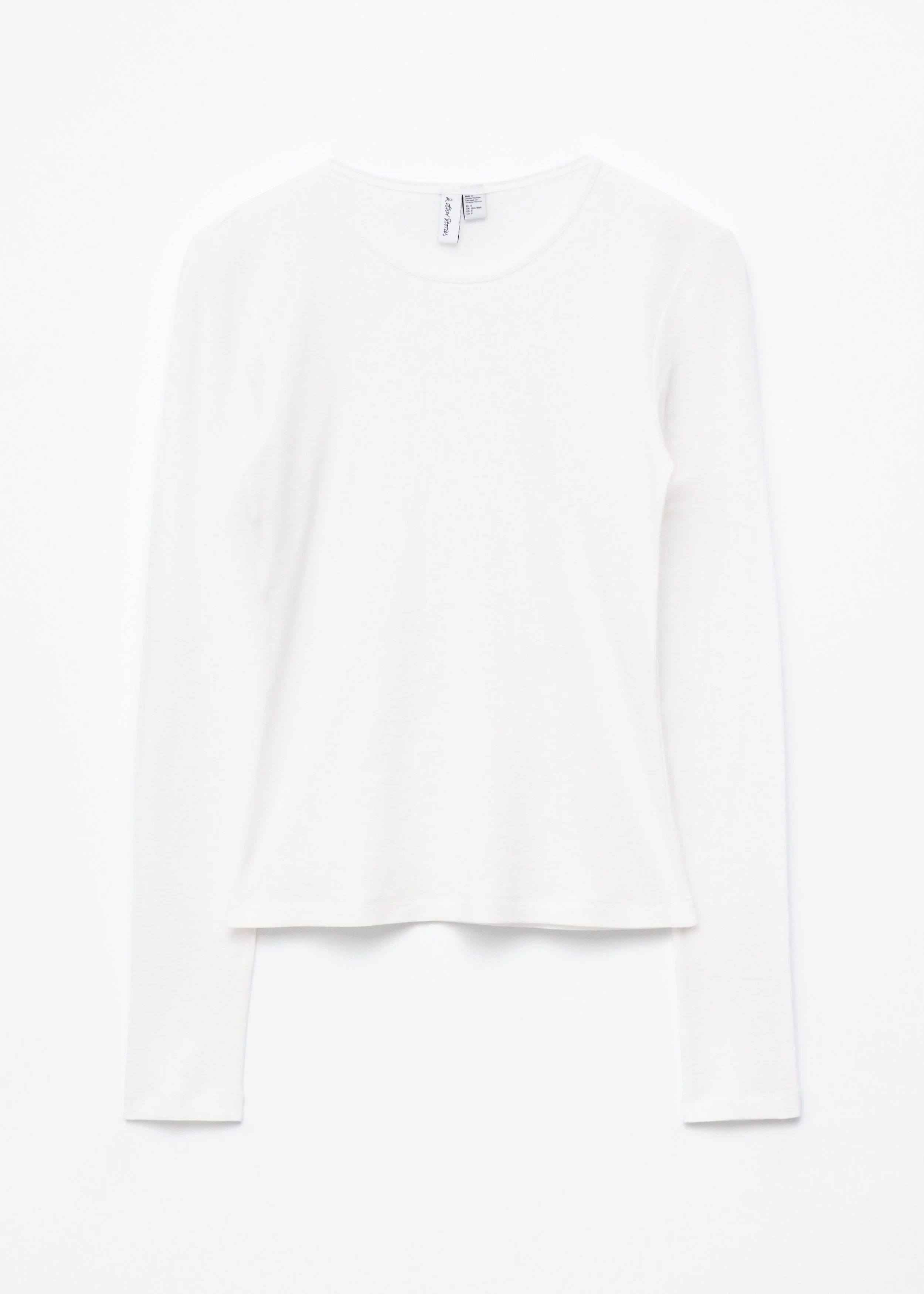 Long-Sleeve Cotton Top - 1