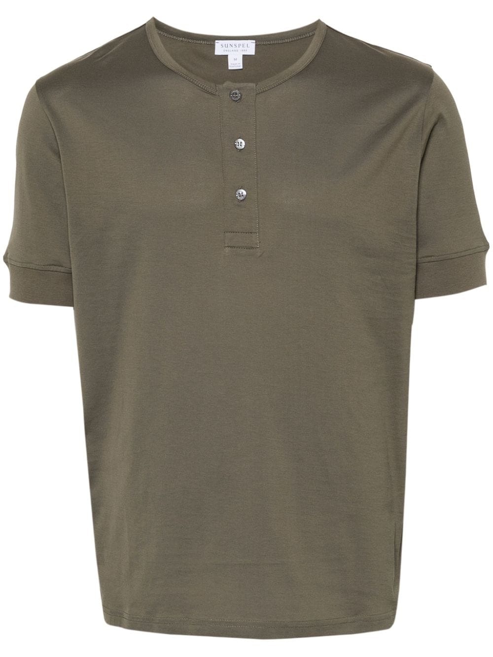 Henley cotton T-shirt - 1