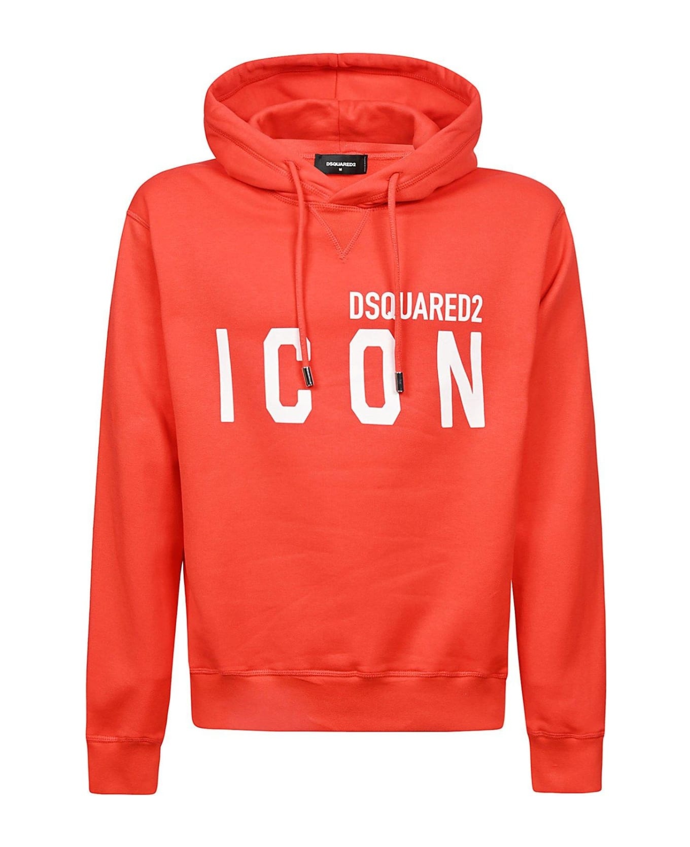 Logo Printed Drawstring Hoodie - 1