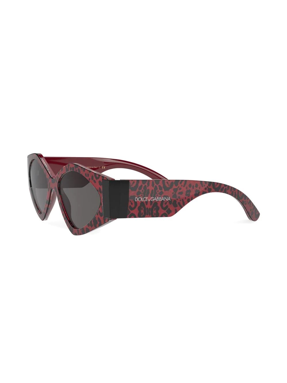 leopard-print cat-eye sunglasses - 2