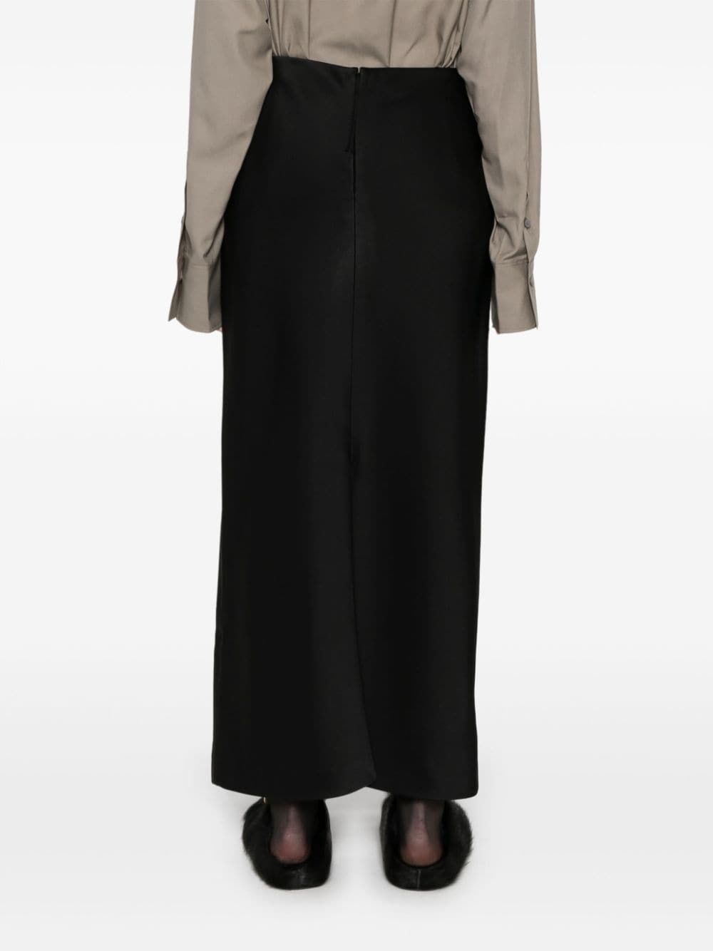 bias-cut maxi skirt - 4