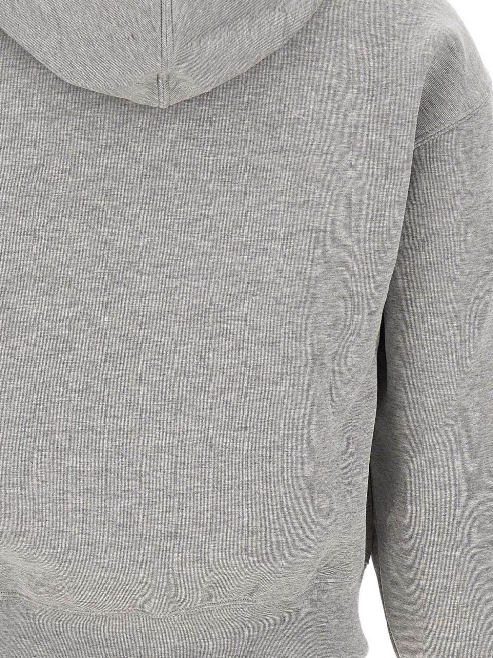three-stripe zip-up hoodie - 5
