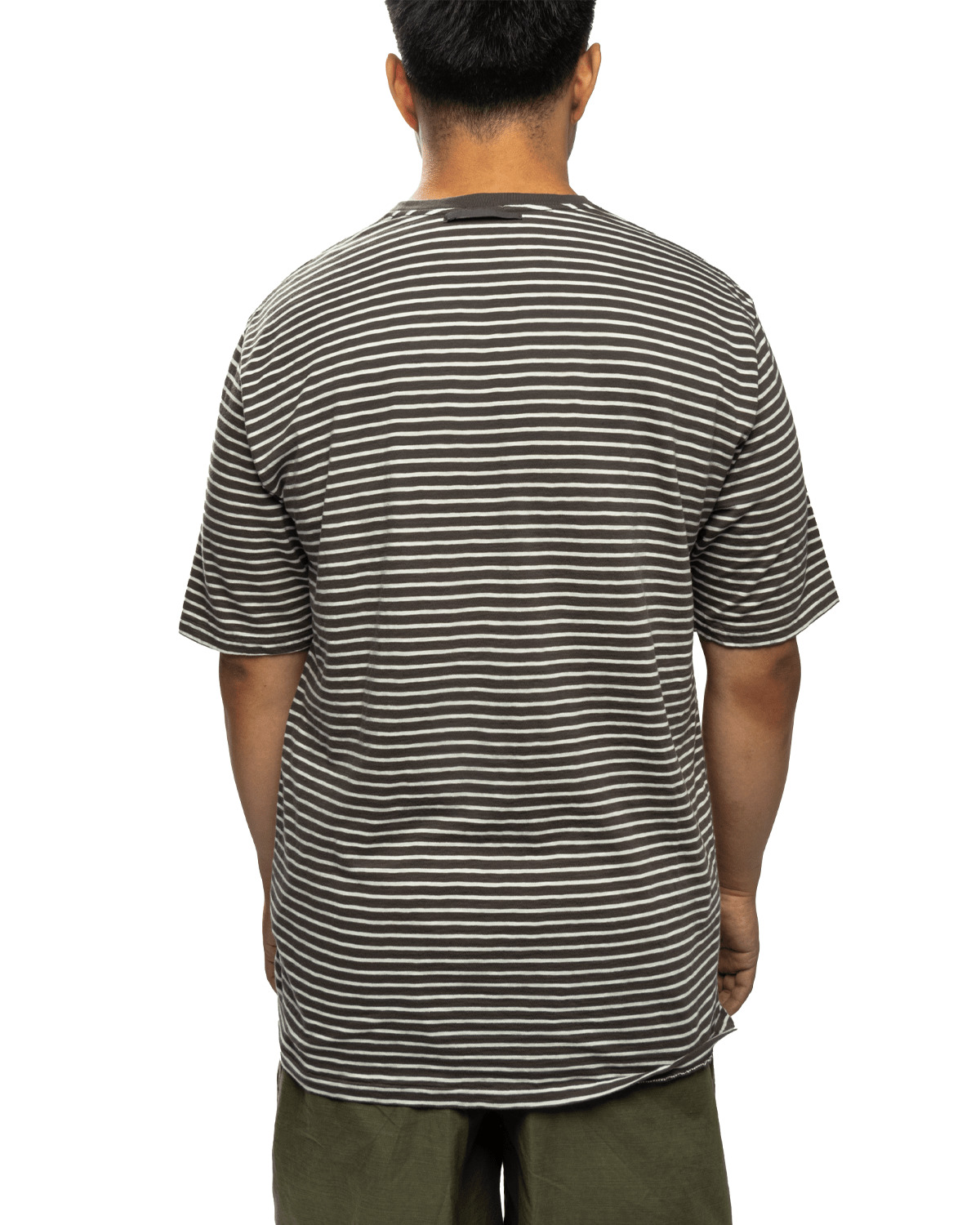 Striped T-shirt Grey Border - 3