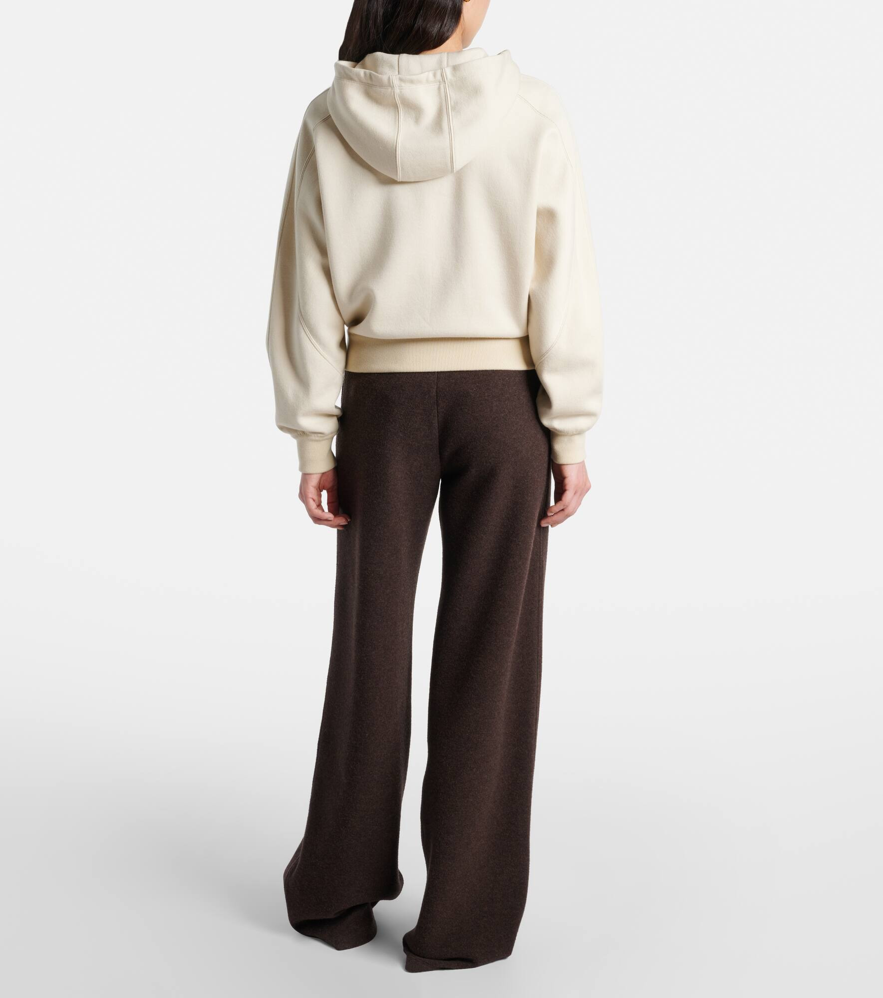 Viera cotton, silk, and cashmere hoodie - 3