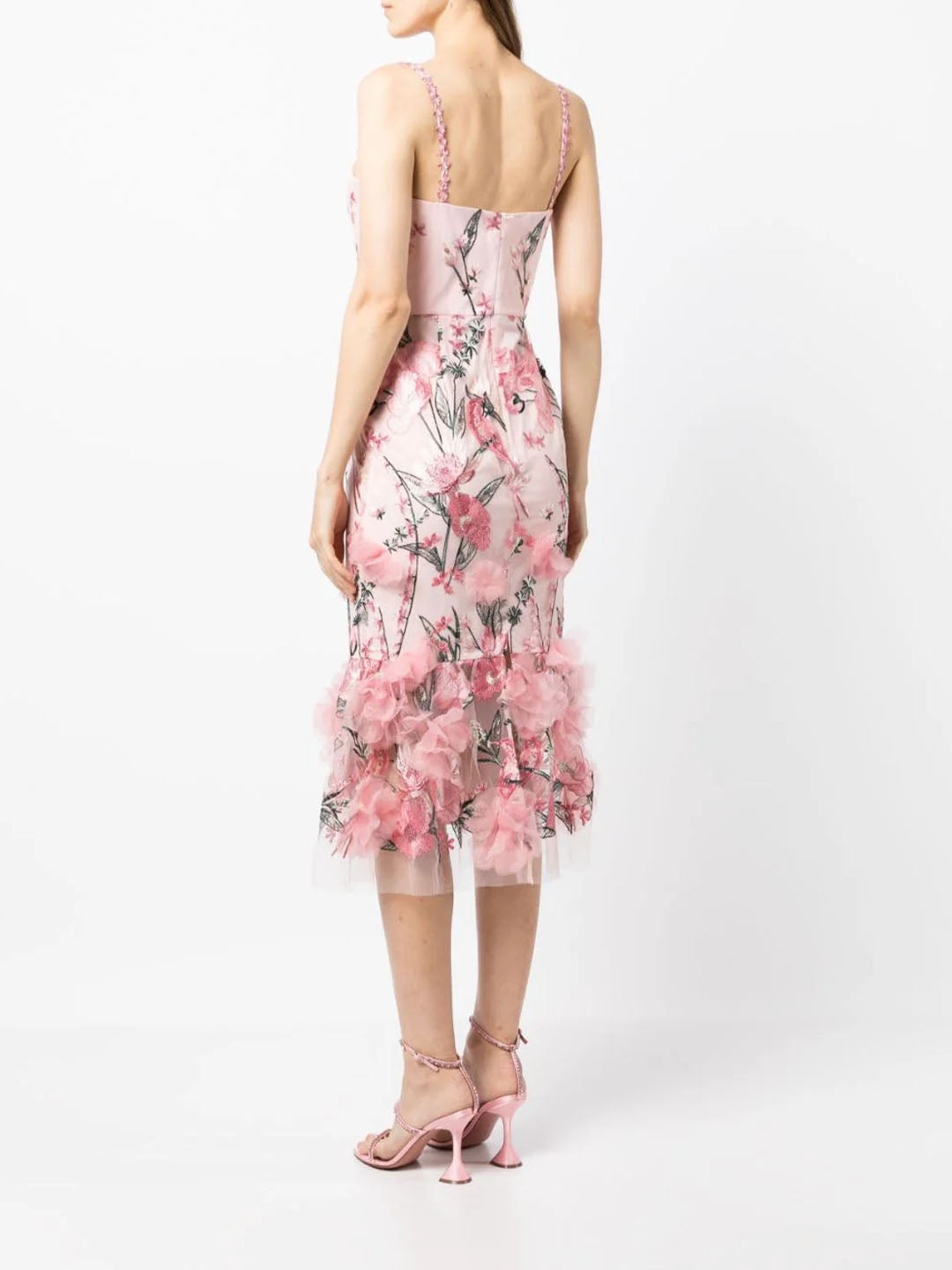 BUTTERFLY MURMURING MIDI DRESS - 2