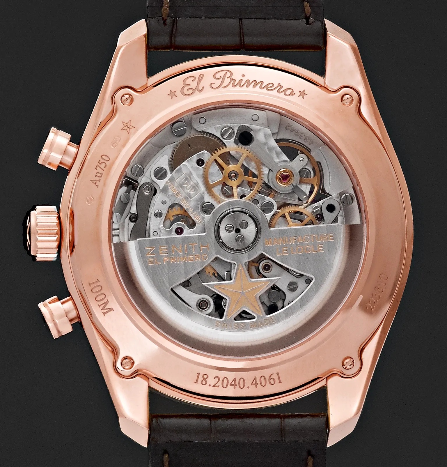 El Primero Chronomaster 42mm 1969 Rose Gold and Alligator Watch, Ref. No. 18.2040.4061/69.C494 - 5