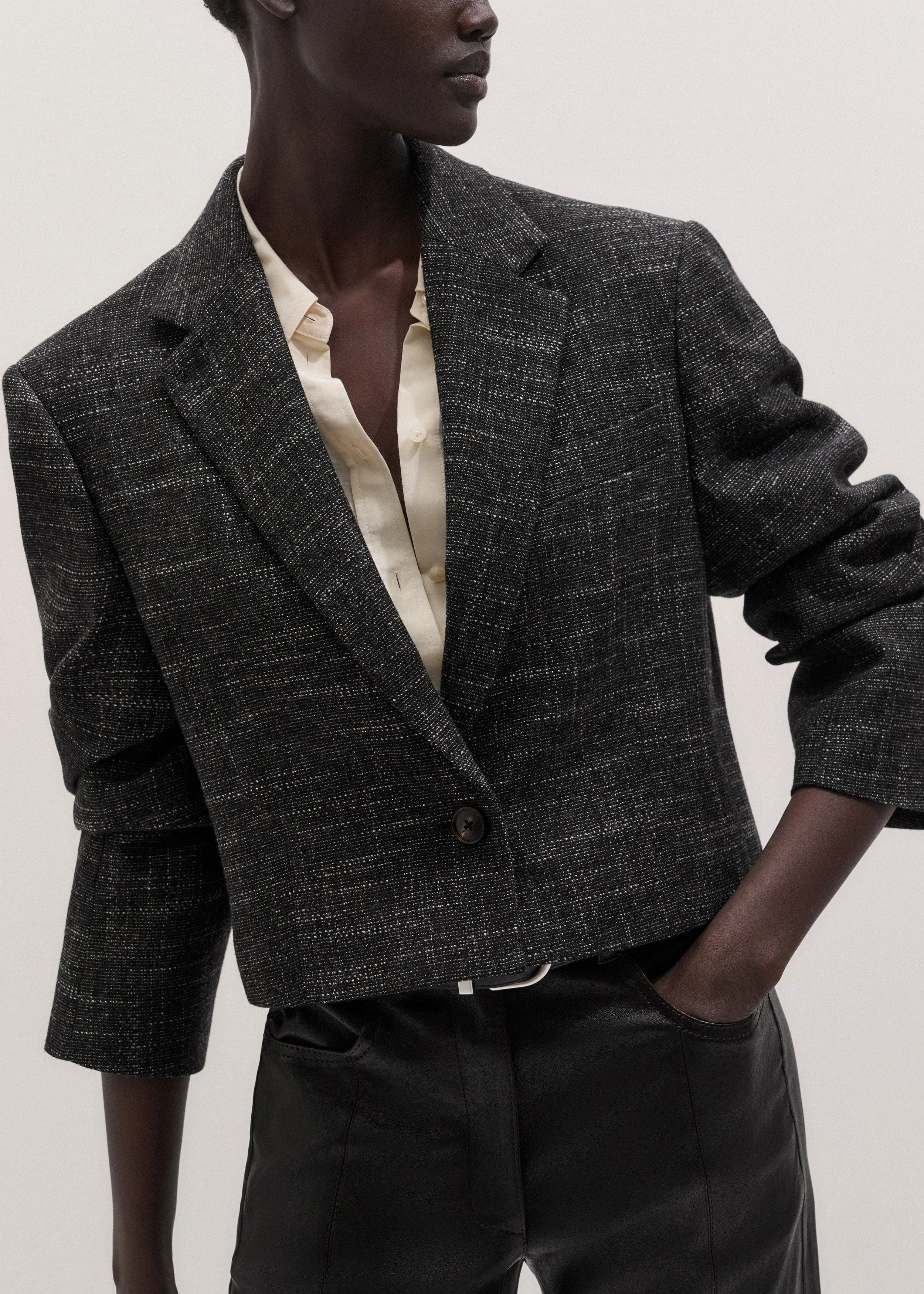 Ultra Box Crop Blazer - 1