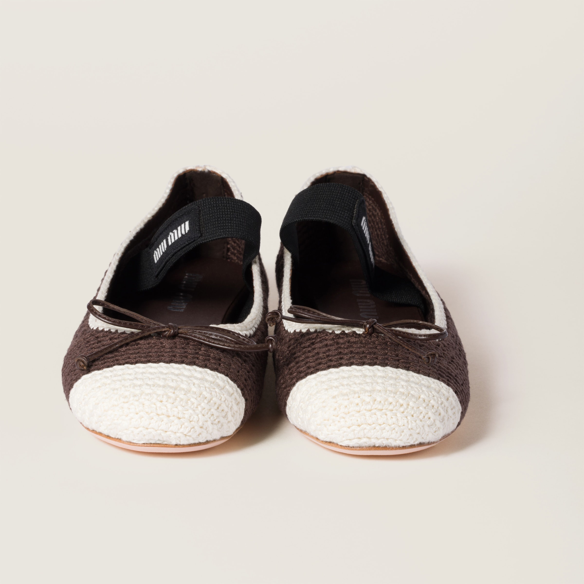 Crochet knit ballerinas - 4