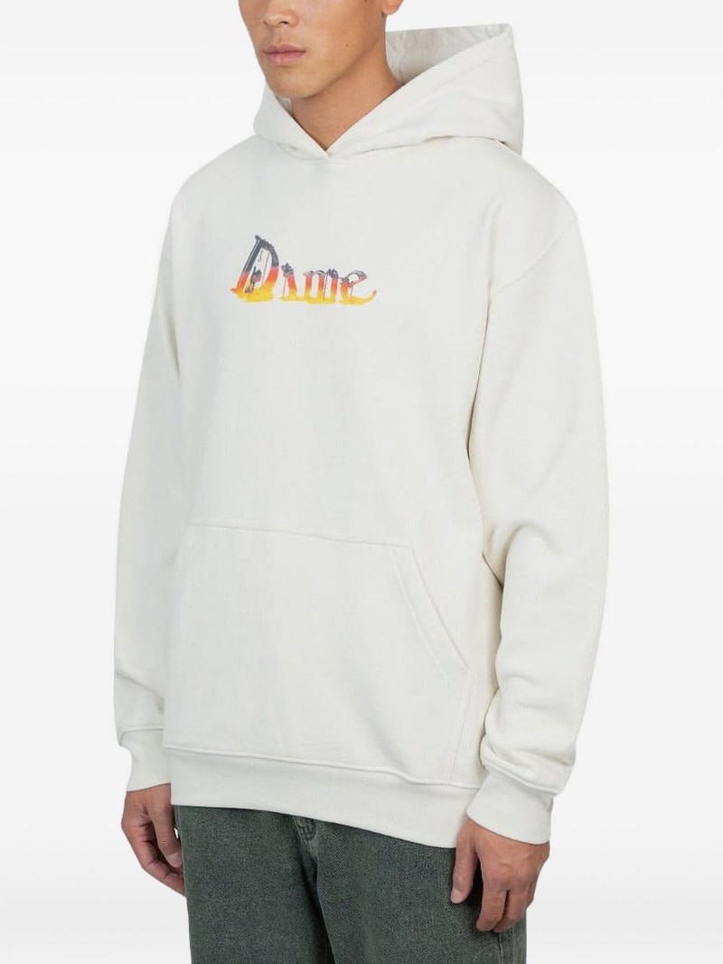 Dime logo-print hooded sweatshirt outlook