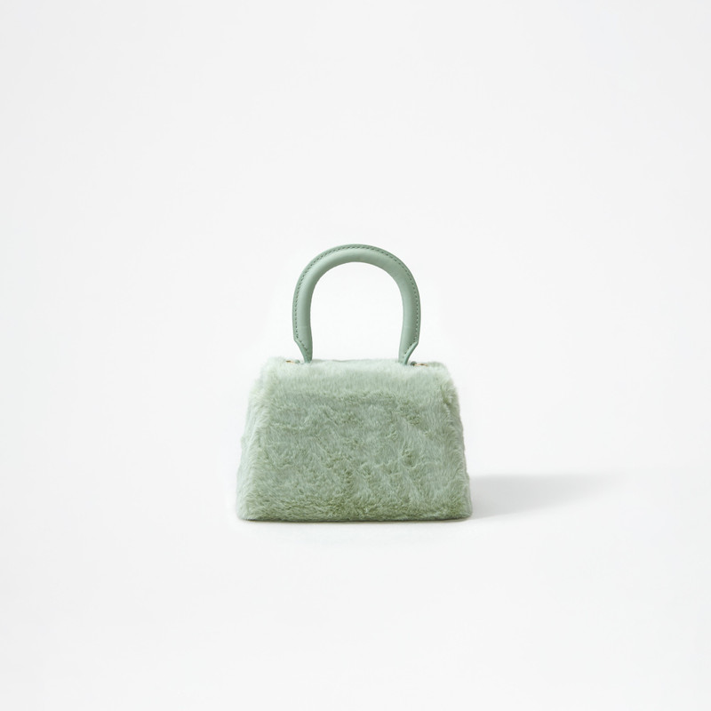 Green Fluffy Bow Micro Bag 3