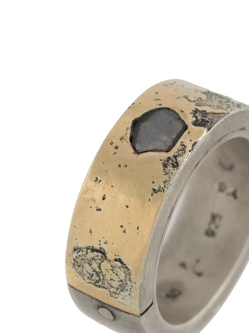 PARTS OF FOUR Sistema Ring (Fuse, 0.4 CT, Diamond Slab, 9mm, DA18K+DIA) - 3