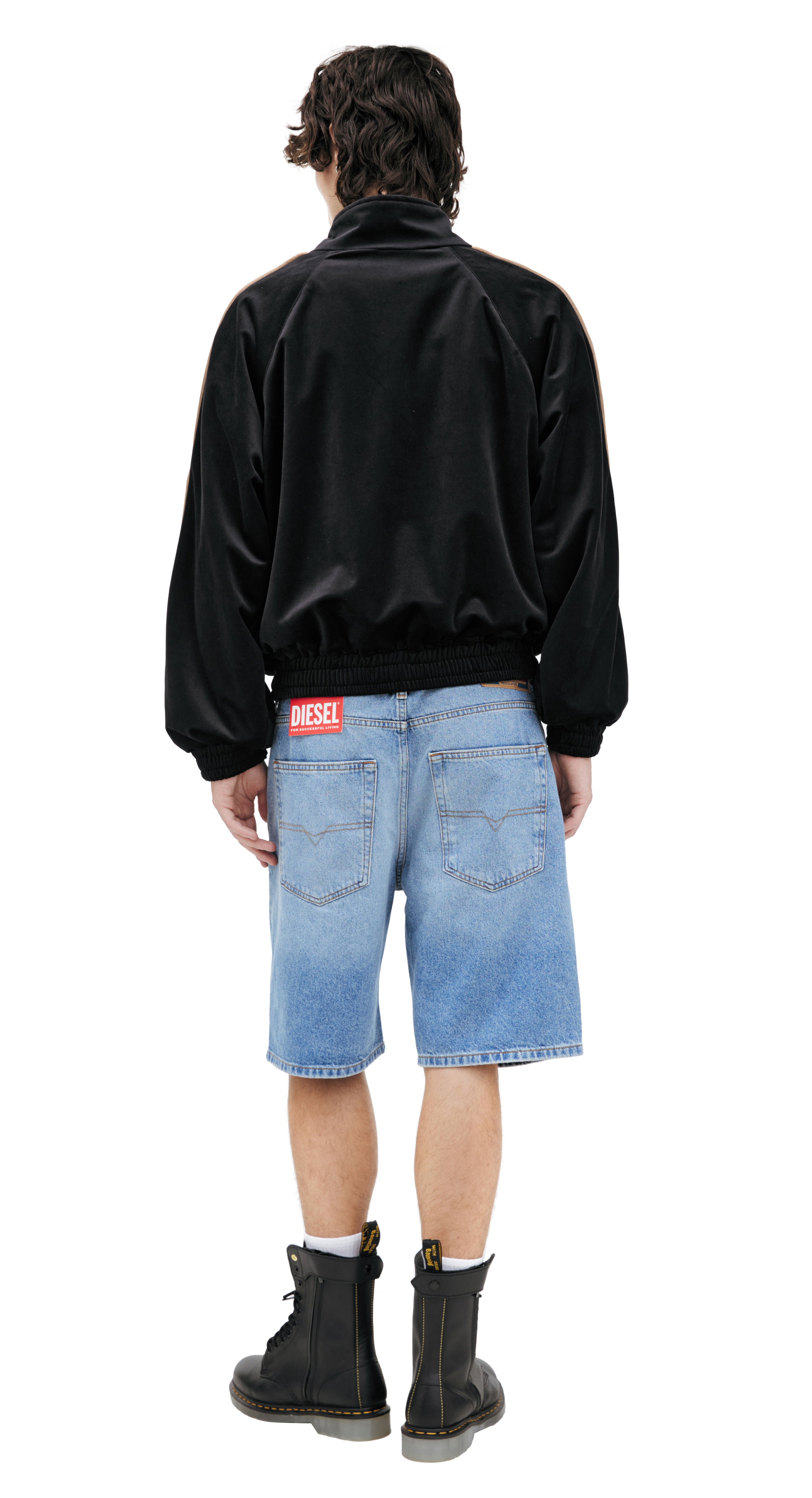 BLACK JACKET WITH LOGO - 3