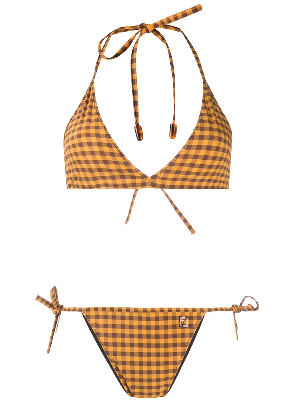 gingham check bikini - 1