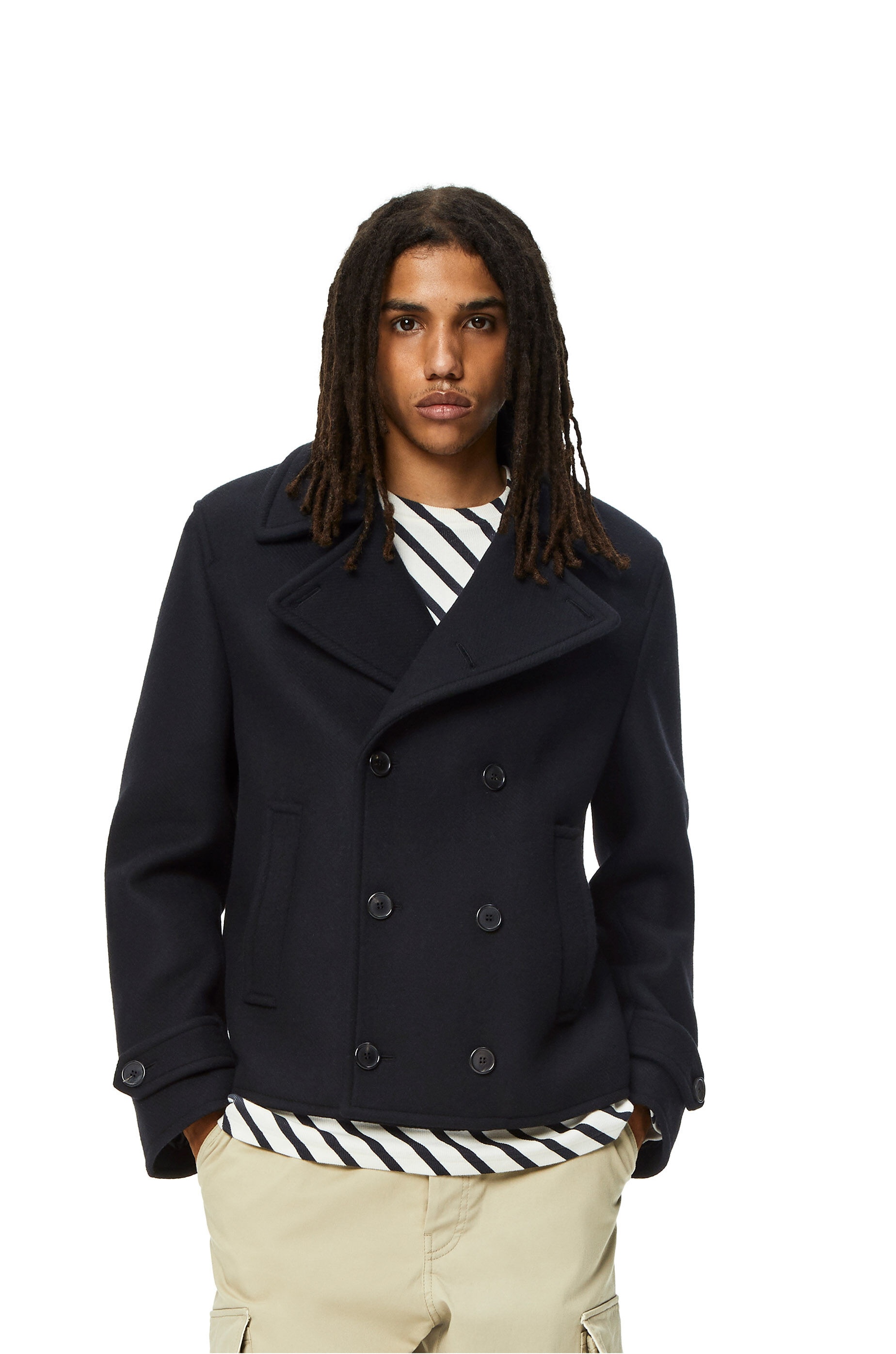 Peacoat in wool - 3