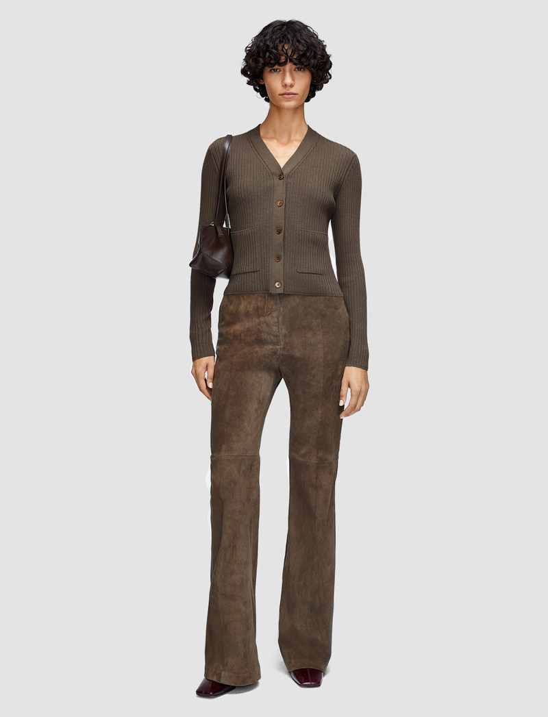 JOSEPH Merino Rib Knit Cardigan outlook