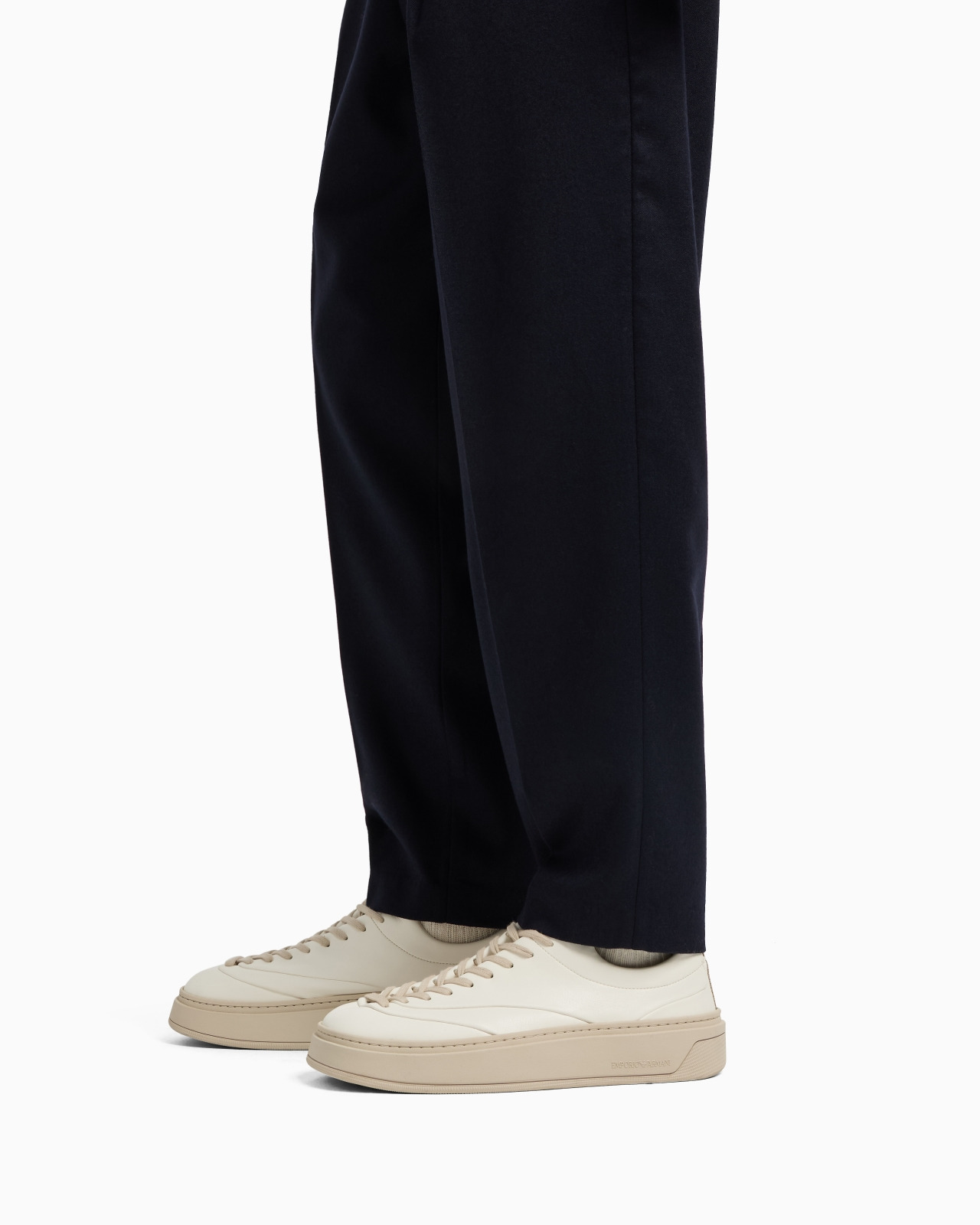 VIRGIN-WOOL STRETCH-TWILL TROUSERS - 5
