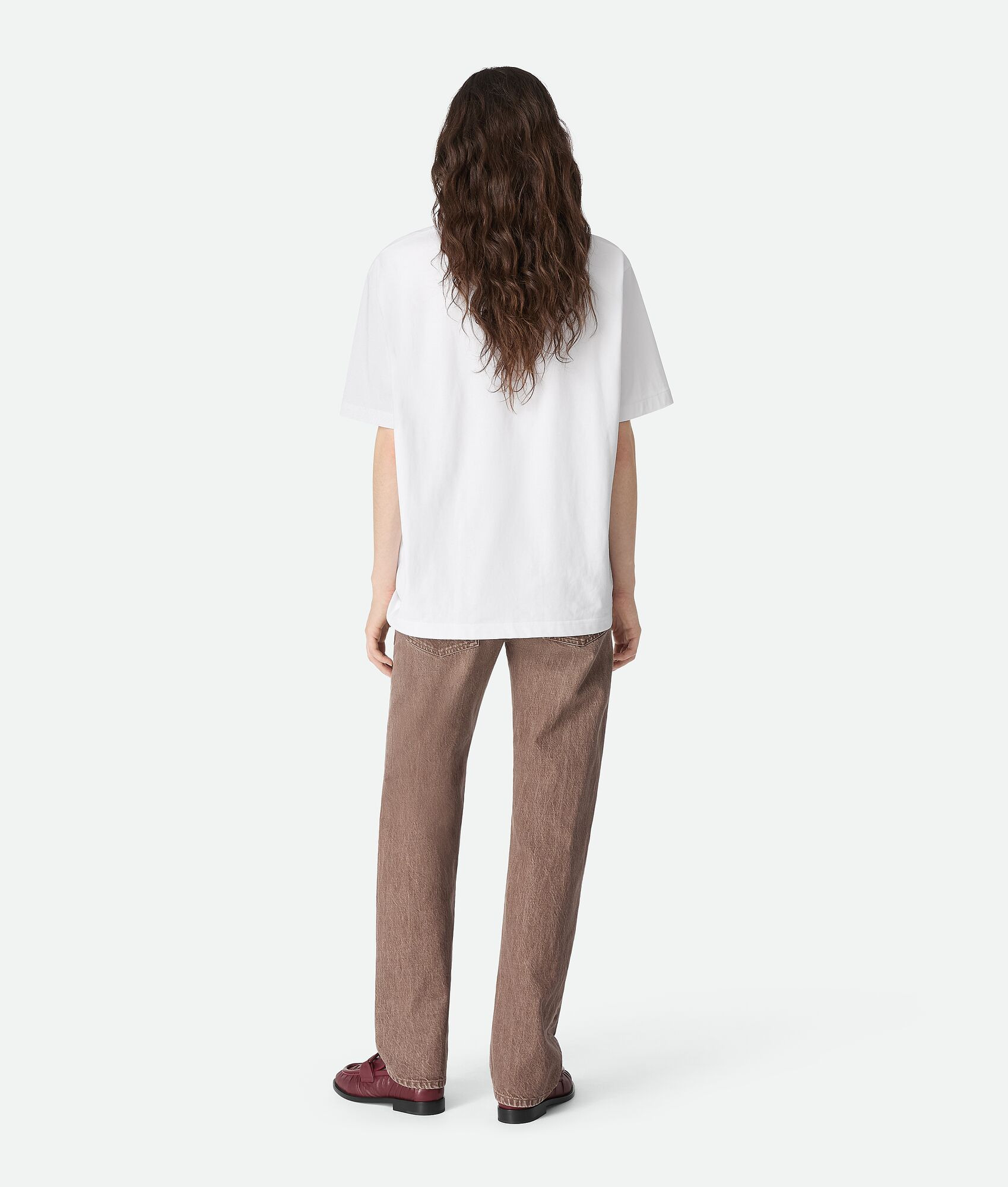 Brown Straight Jeans - 3