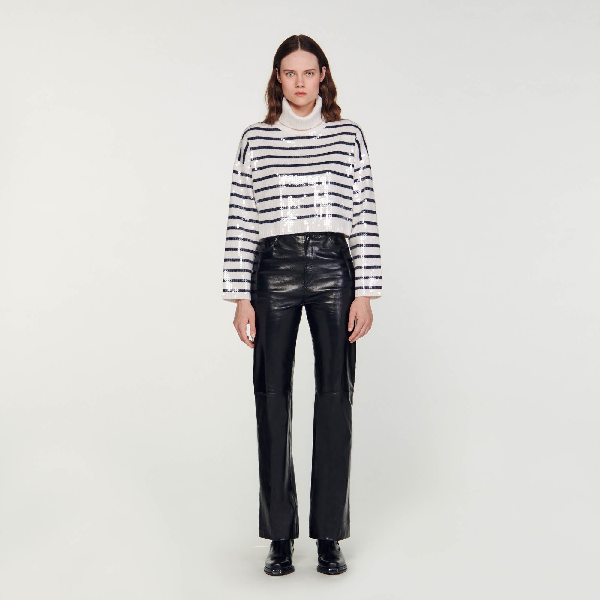 CROPPED BRETON SWEATER - 3
