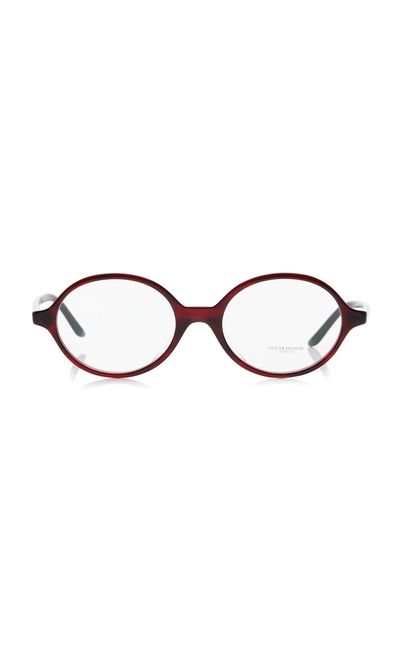 x Oliver Peoples 2000RX Round-Frame Acetate Glasses black 1