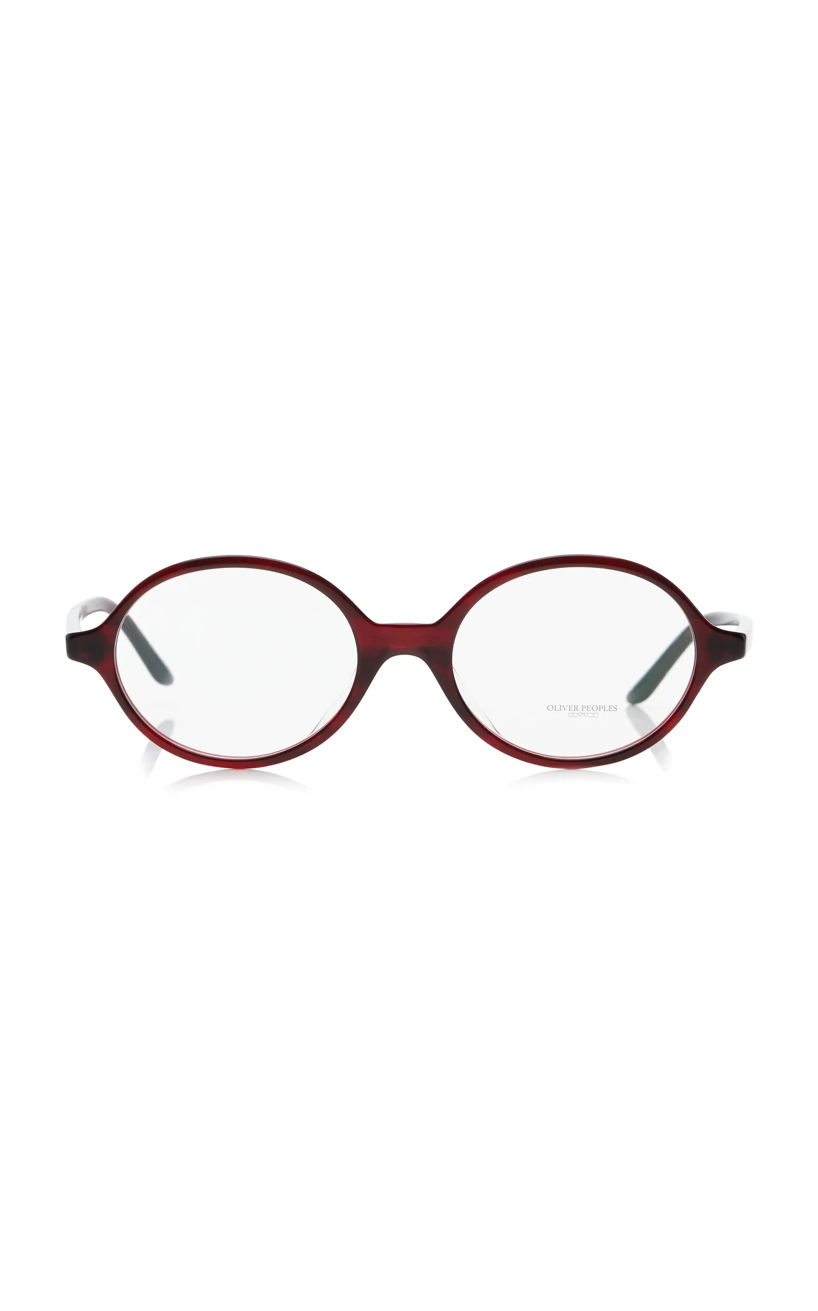 x Oliver Peoples 2000RX Round-Frame Acetate Glasses black - 1