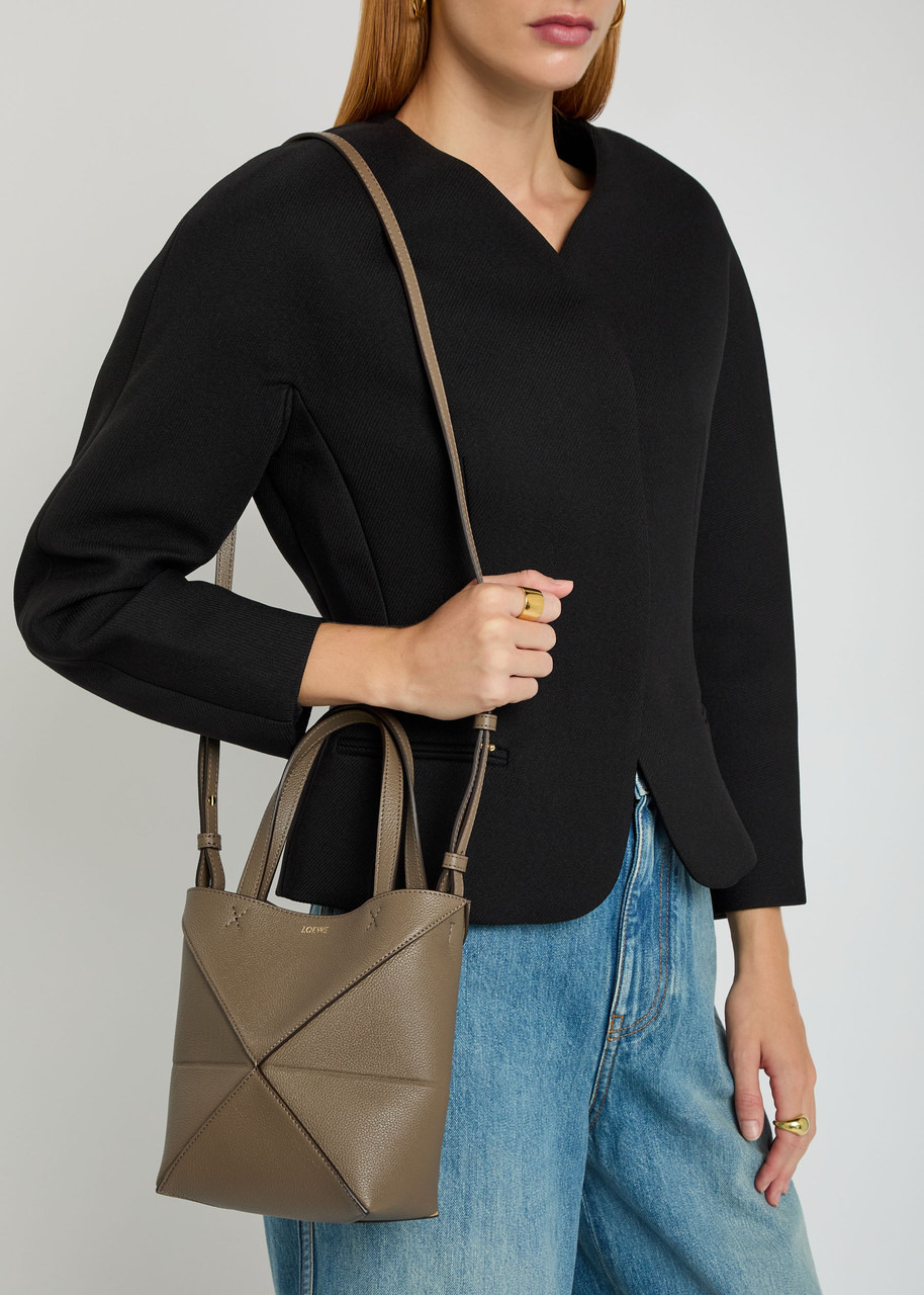 Loewe Puzzle Fold Mini Leather Tote bag - 5