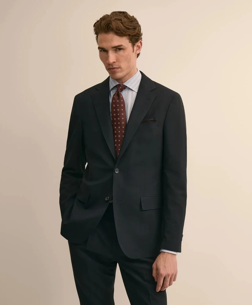 Brooks Brothers Explorer Collection Slim Fit Wool Suit Jacket - 1