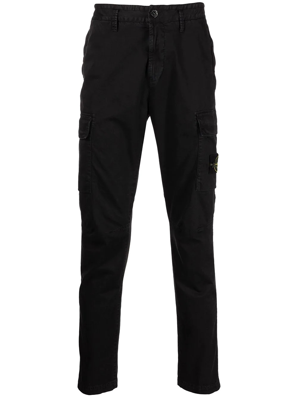 Compass-patch cargo trousers - 1