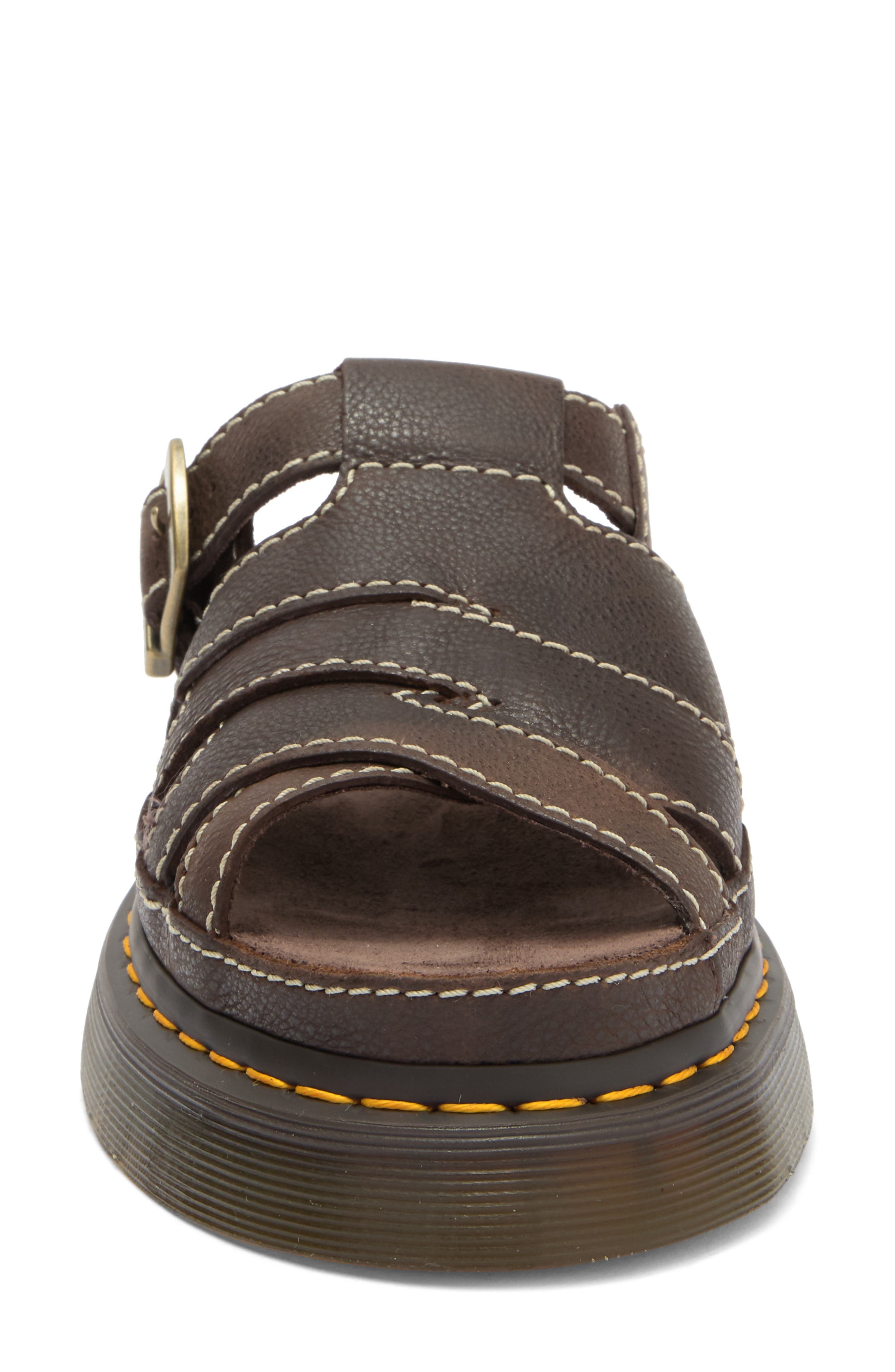 Dr. Martens Maxxy Slide Sandal in Kelp Brown at Nordstrom - 4